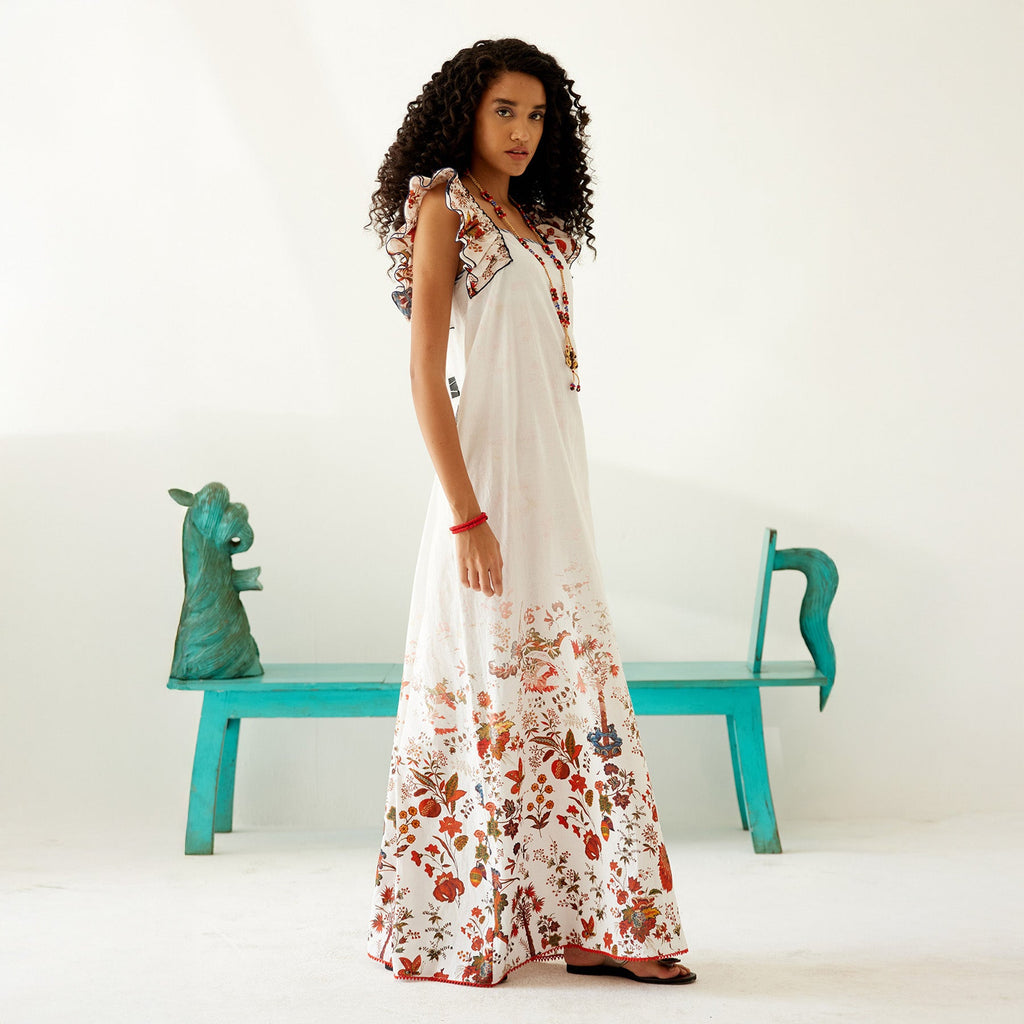 Lara Ombre Ruffle Sundress