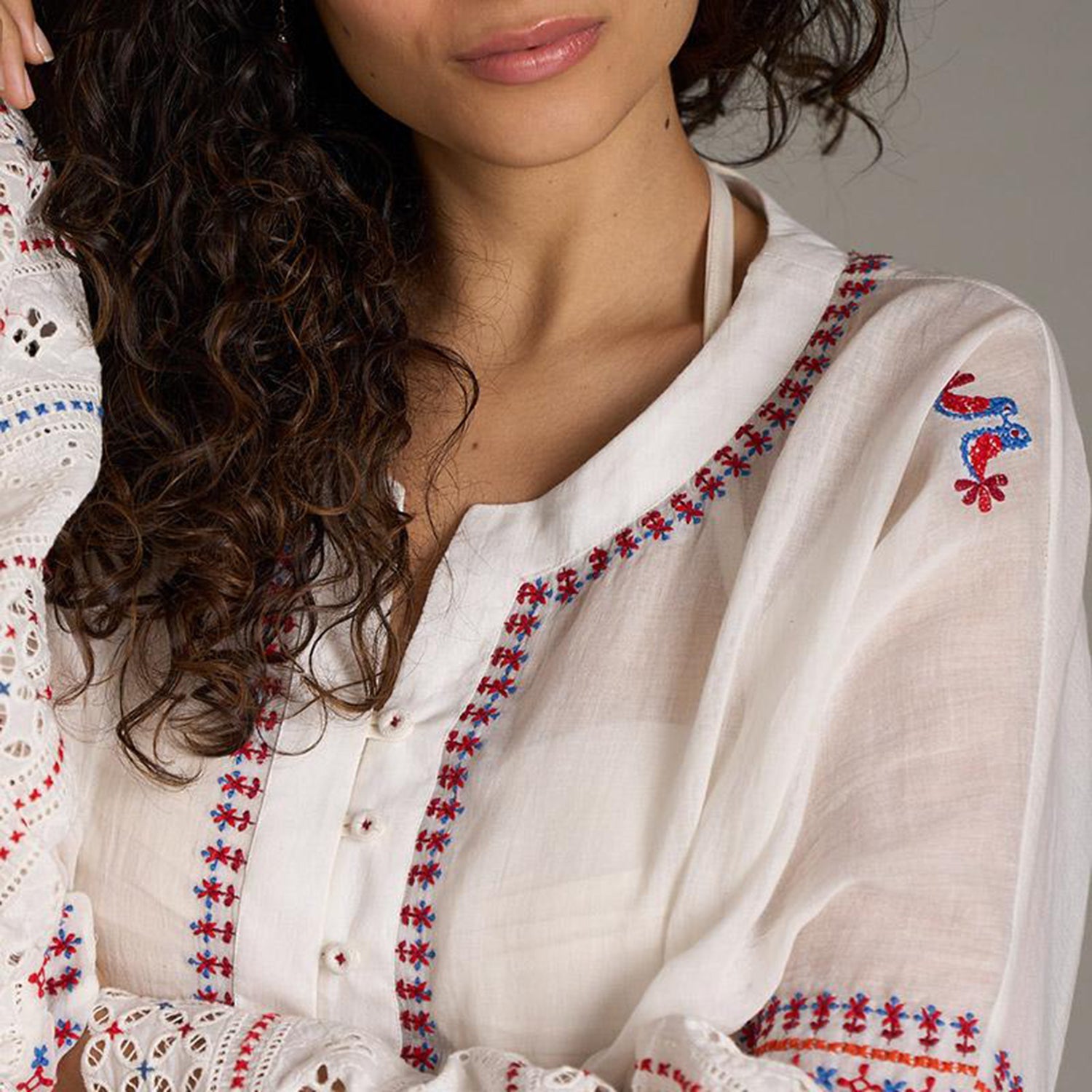 Victoria Embroidered Blouse