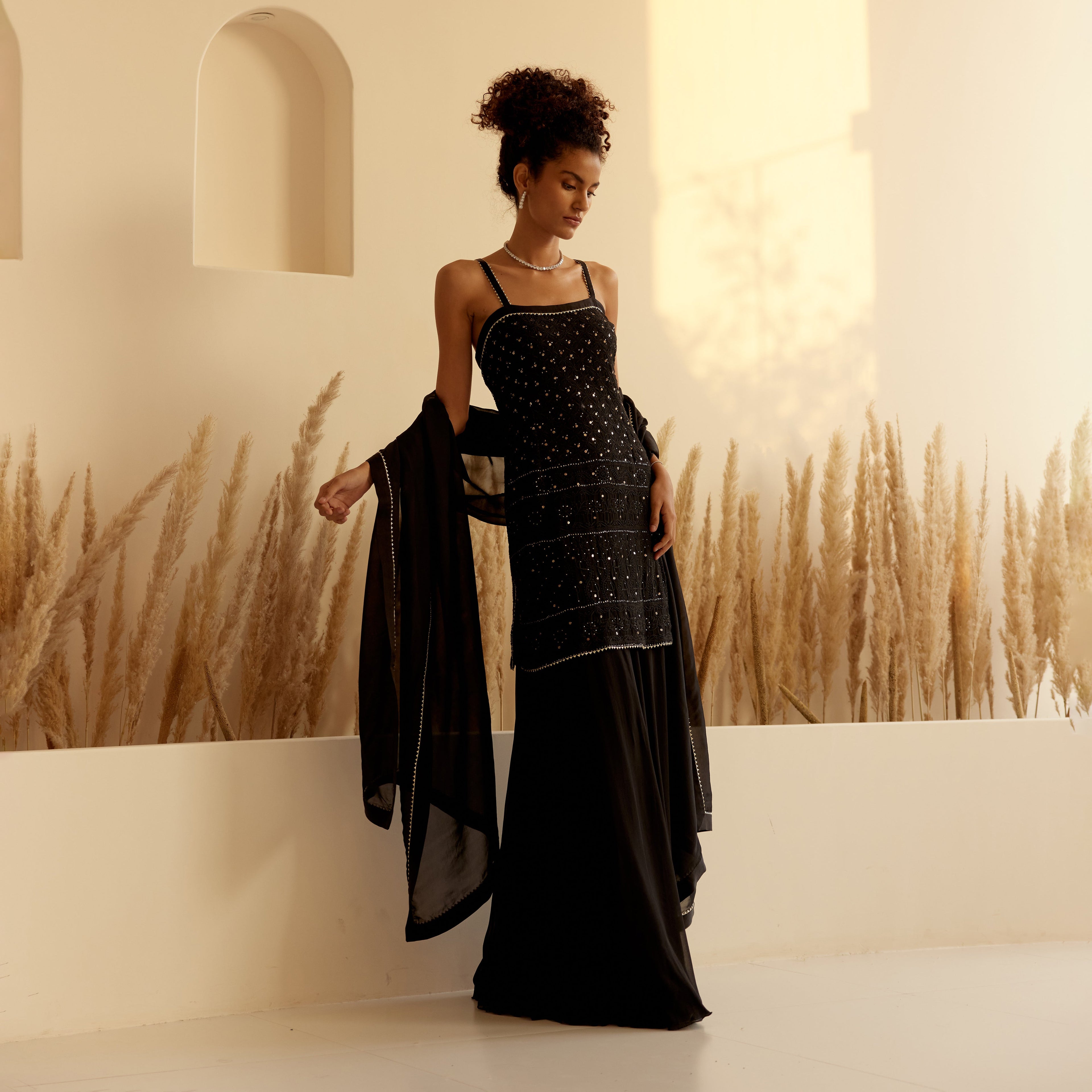 Geetika Chikan Embroidered Outfit