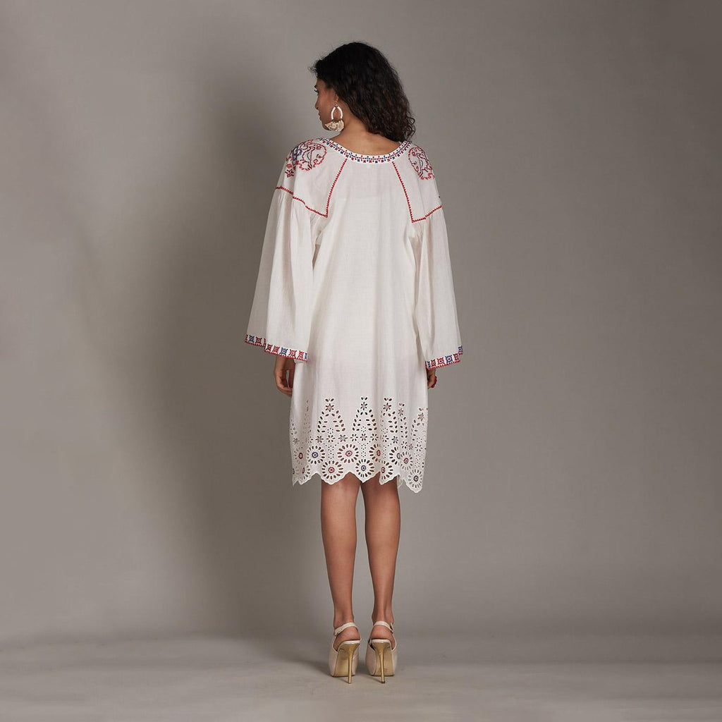 Deleila Embroidered Dress