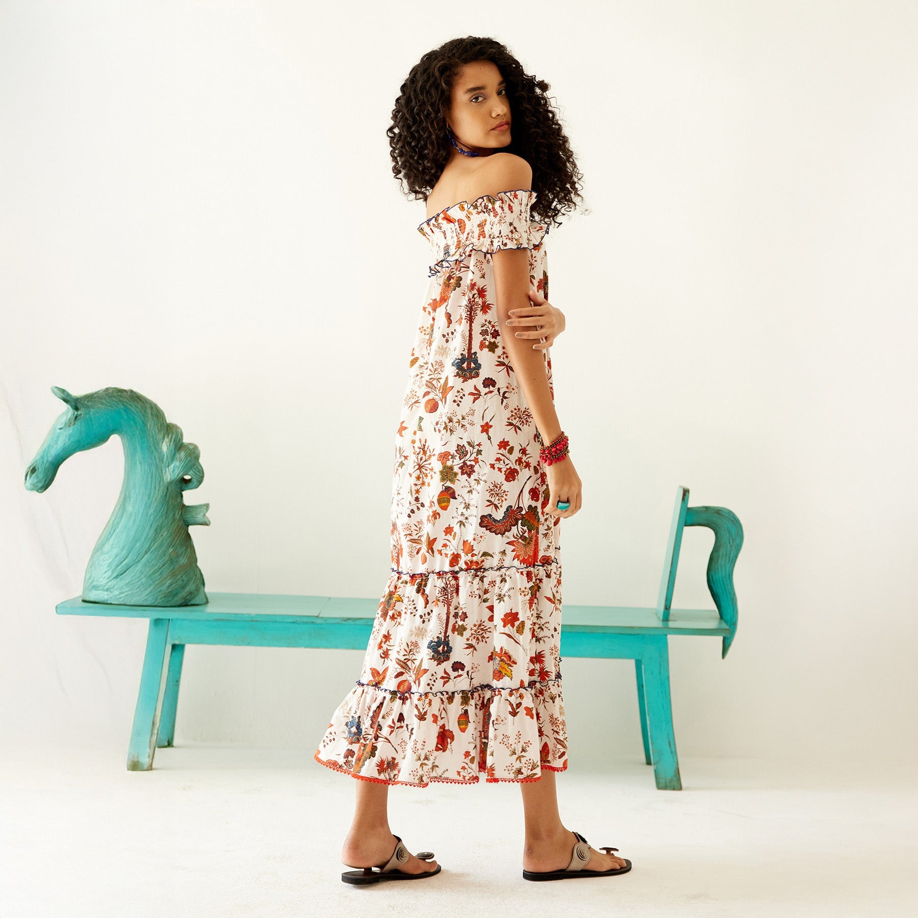 Taira Off-Shoulder Beach Dress