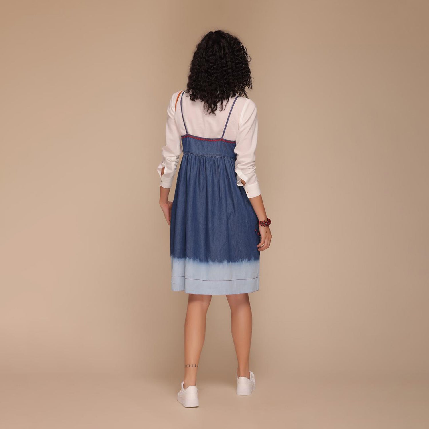 Astrid Baby Doll Ombre Dress