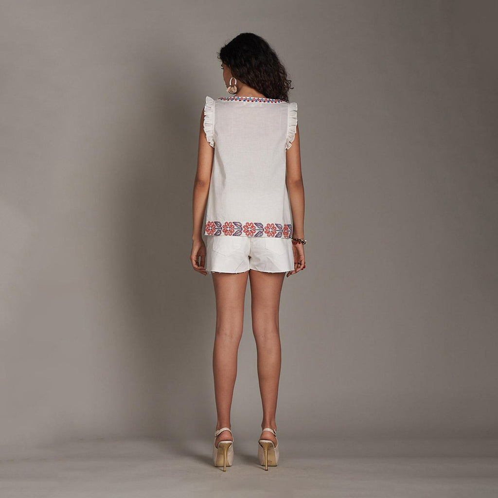 Olivia Embroidered Top