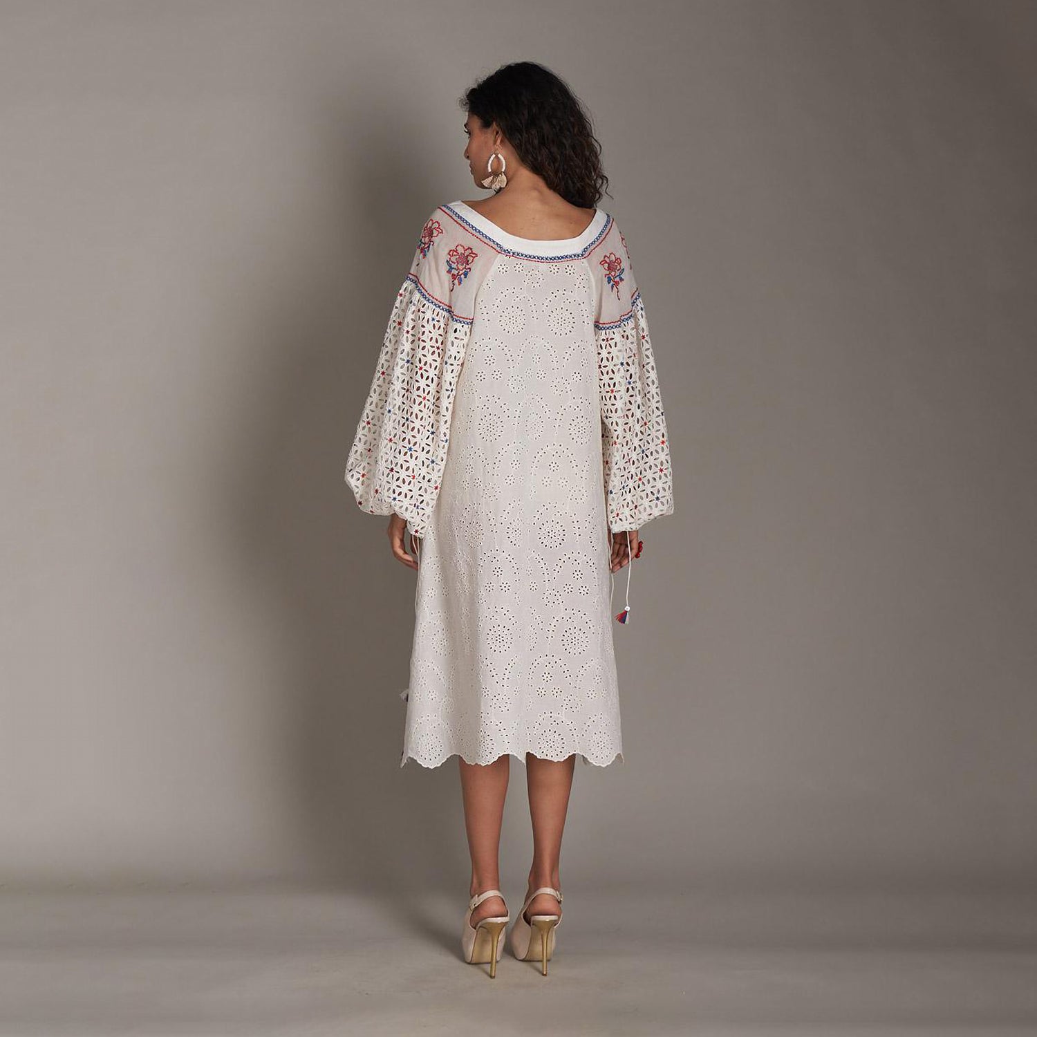 Ariella Embroidered Dress