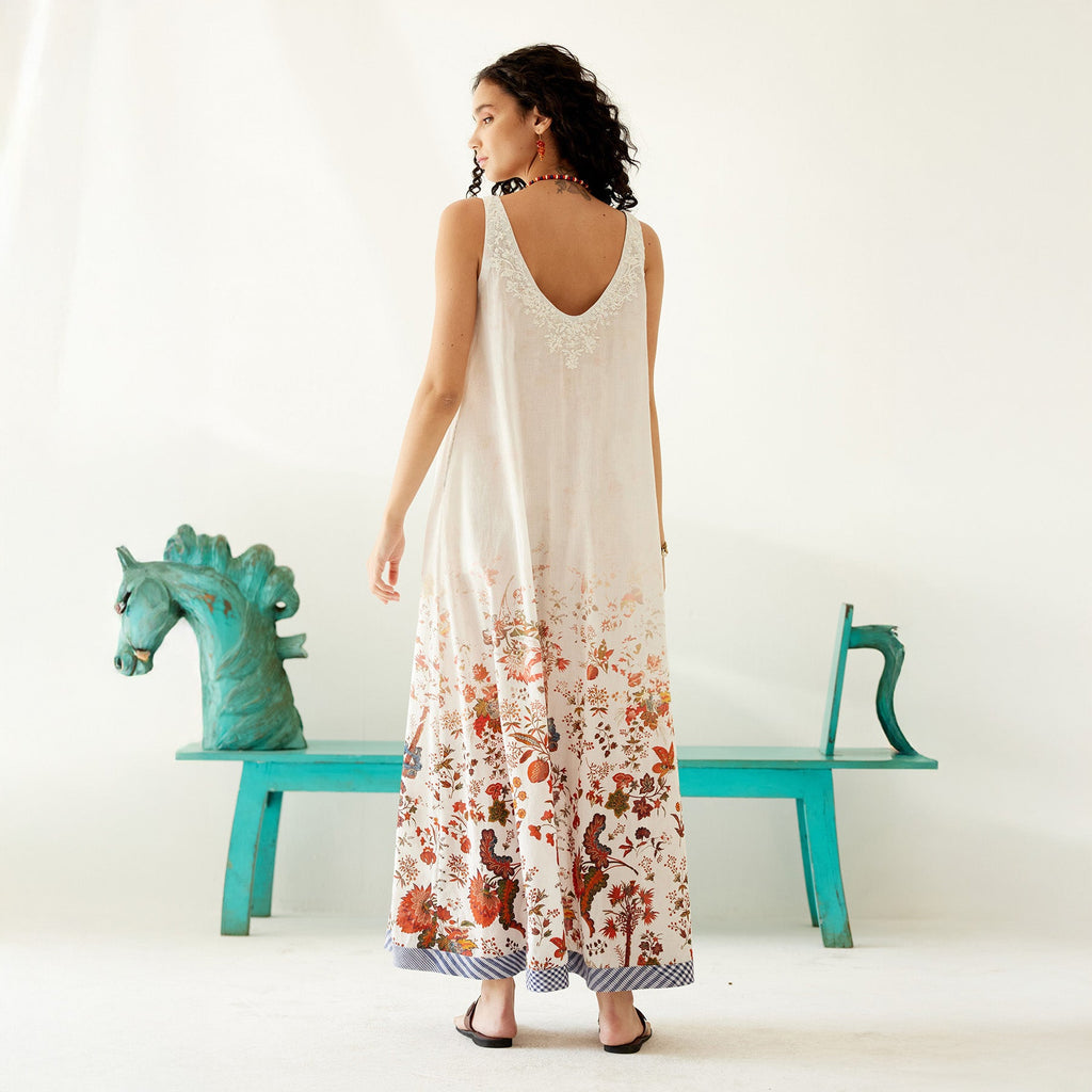 Rehana Cutaway Maxi Tent Dress