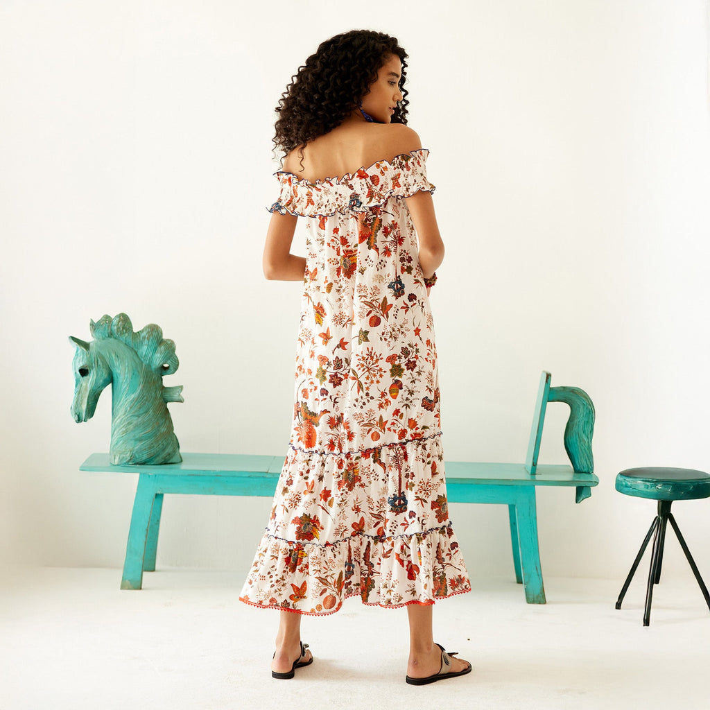 Taira Off-Shoulder Beach Dress