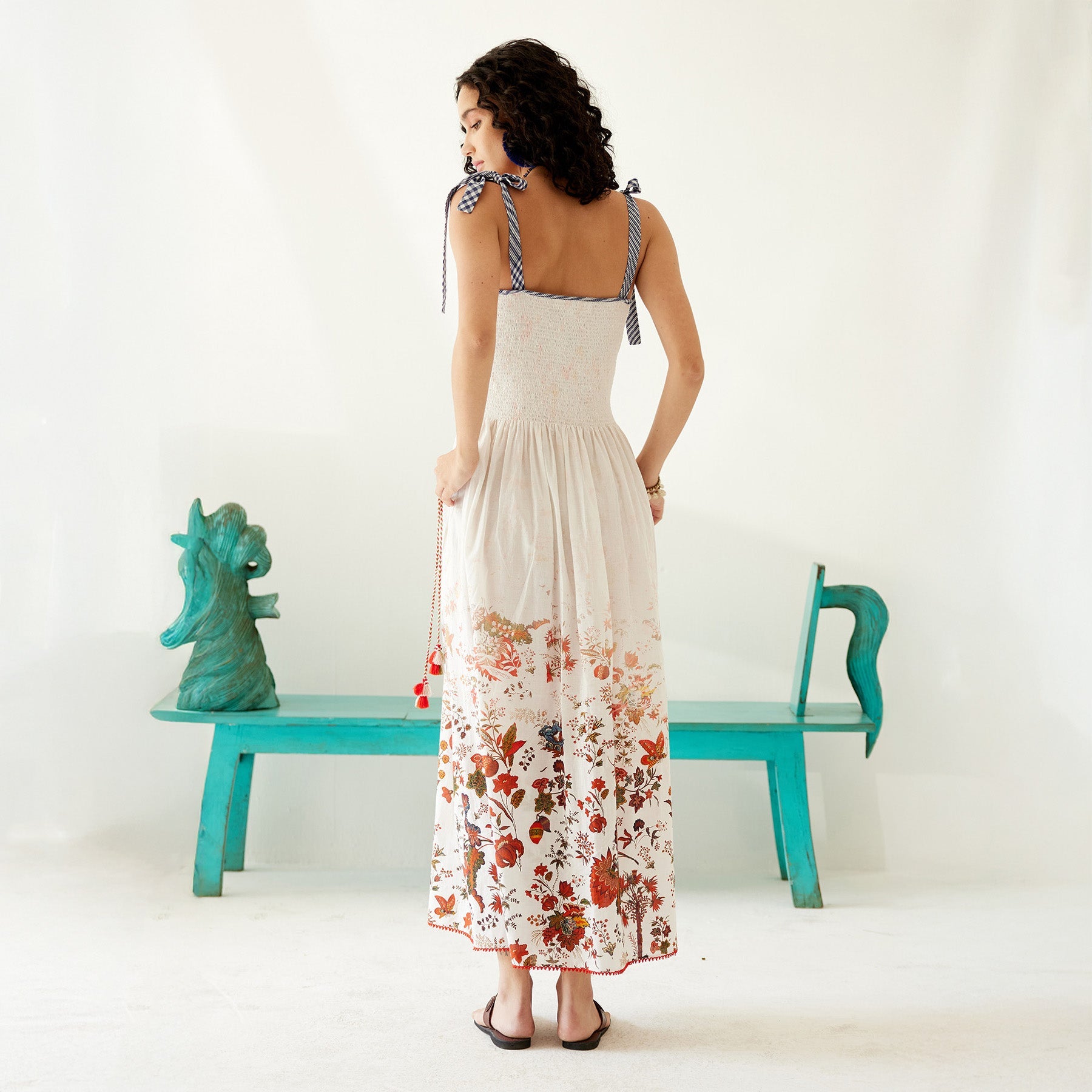 Nina Ombre Peasant Sundress