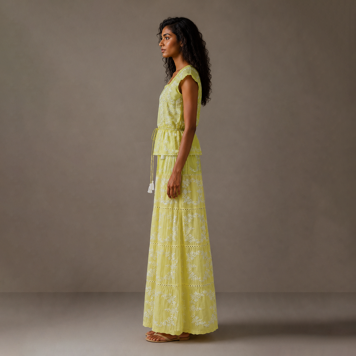 Kashvi Box Pleat Skirt