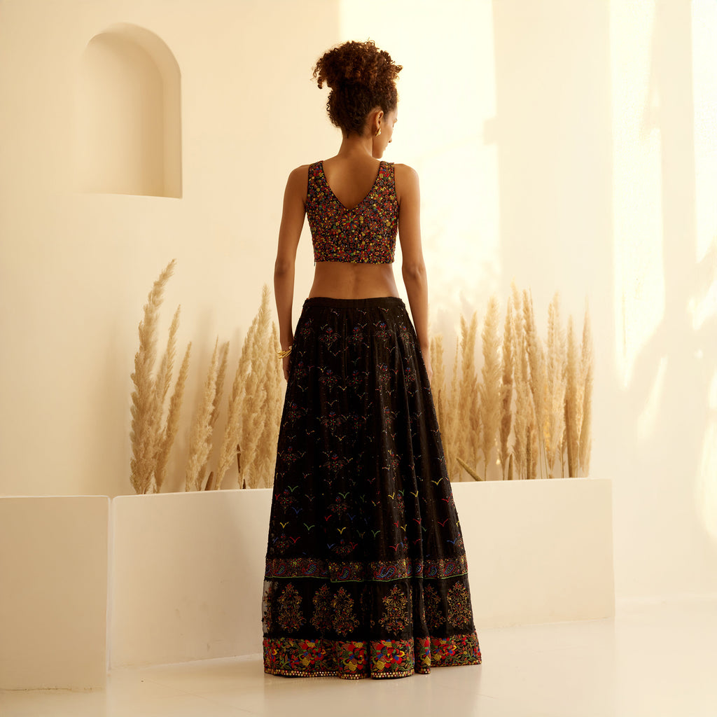 Ikshita Chikan Embroidered Lehenga