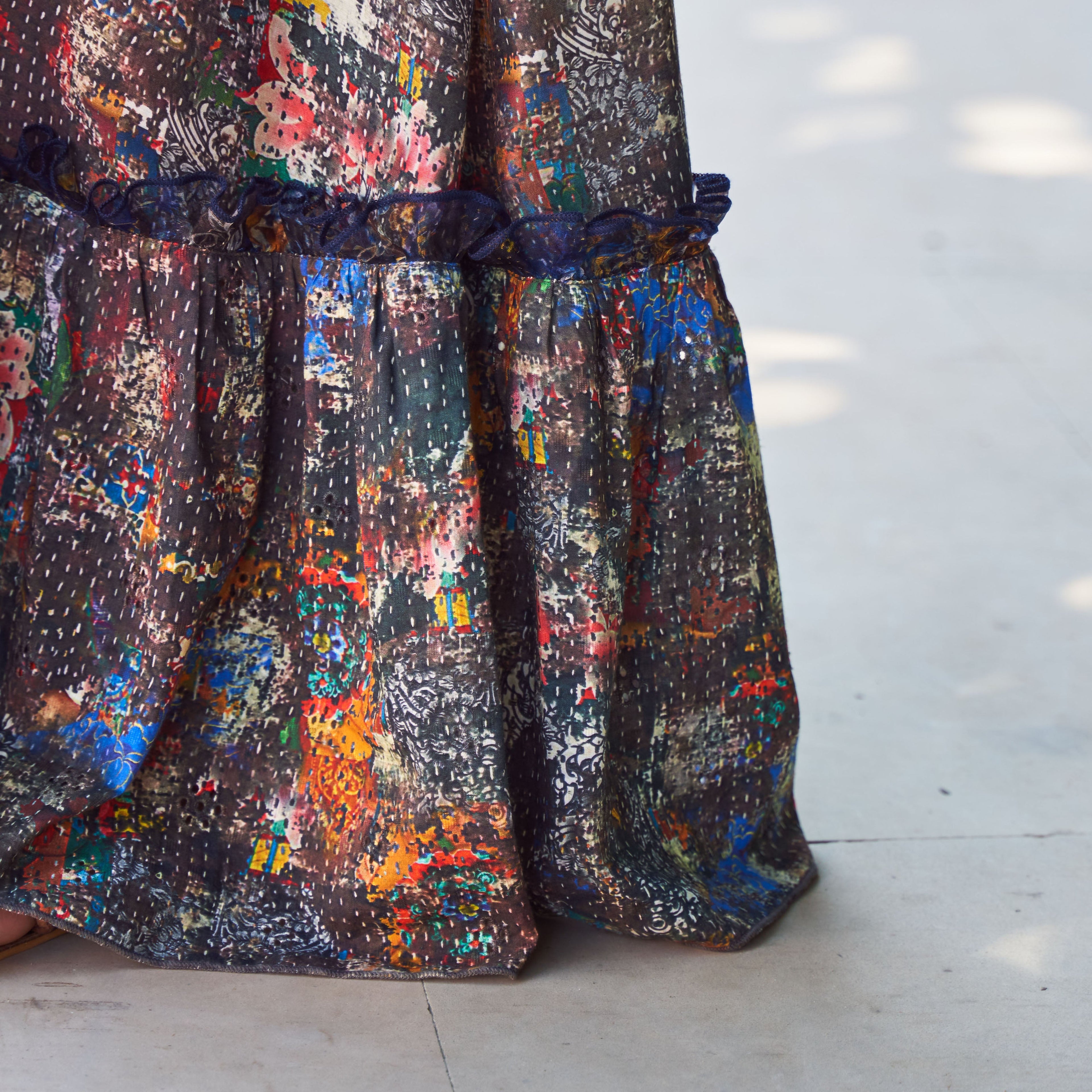 Binita Off-Shoulder Ruffle Dress