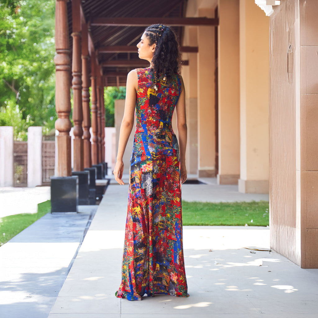 Tara Knot Wrap Dress