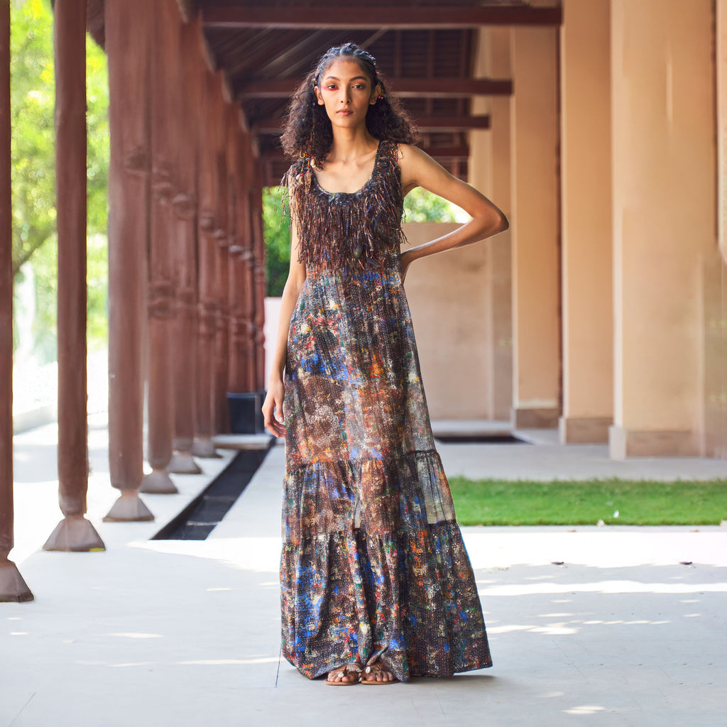 Maira Peasant Shift Dress