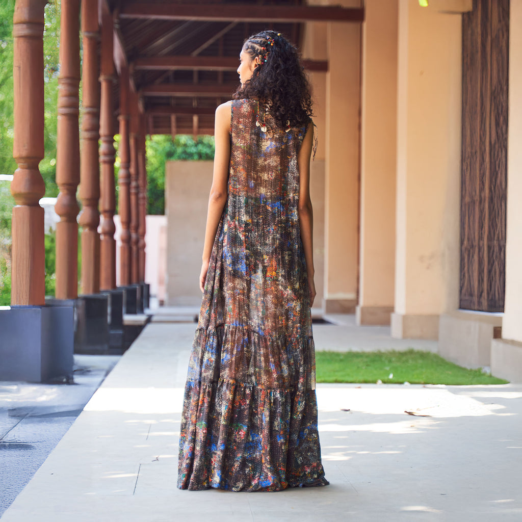 Maira Peasant Shift Dress