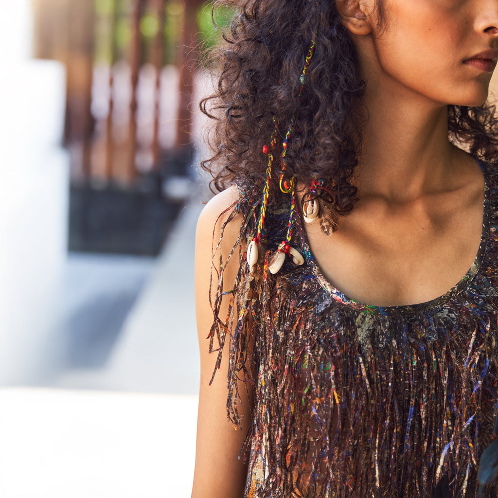 Maira Peasant Shift Dress