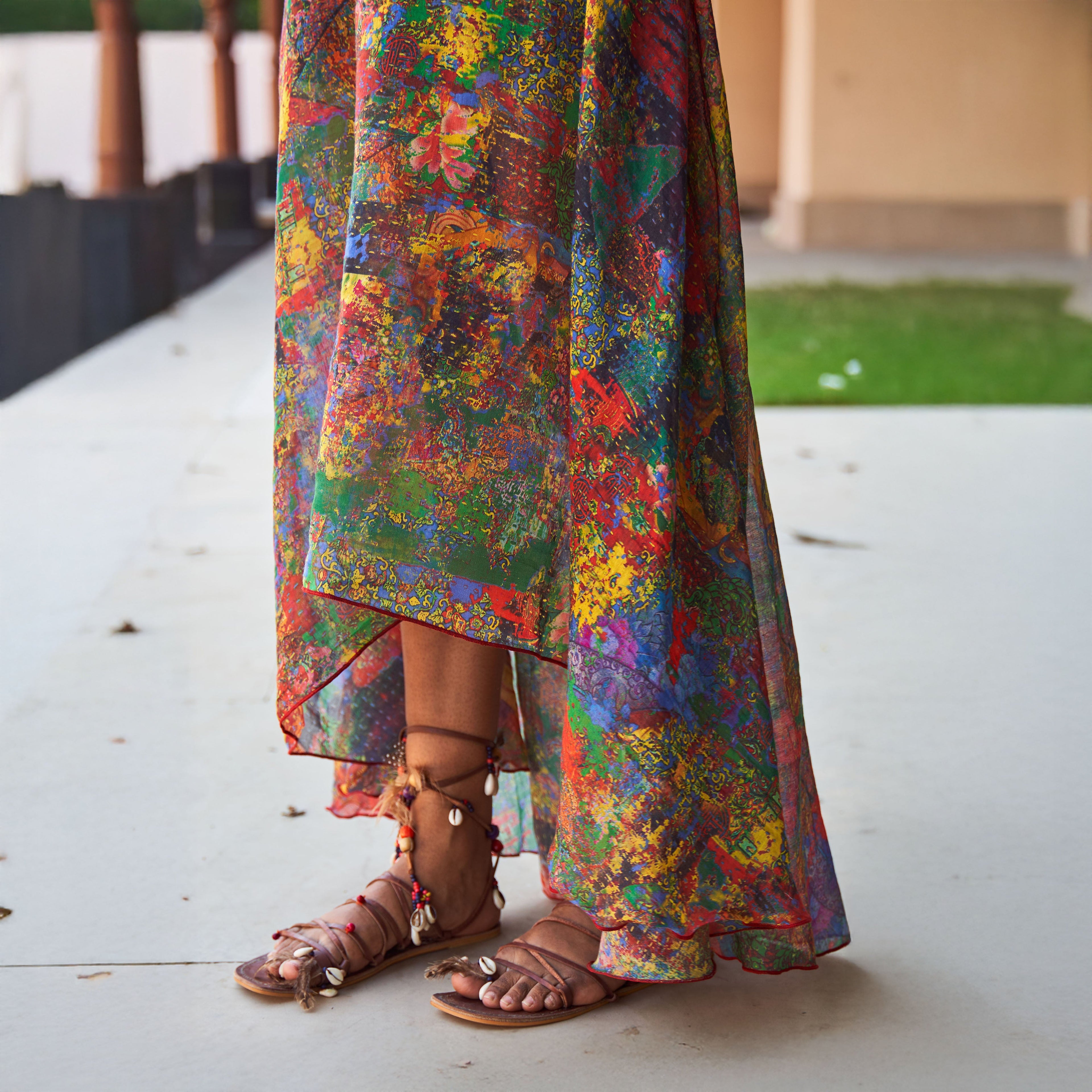 Netra Draped Asymmetric Tunic