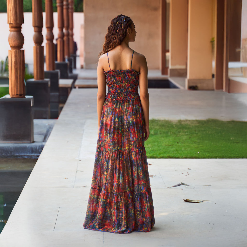 Myra Tiered Slip Dress