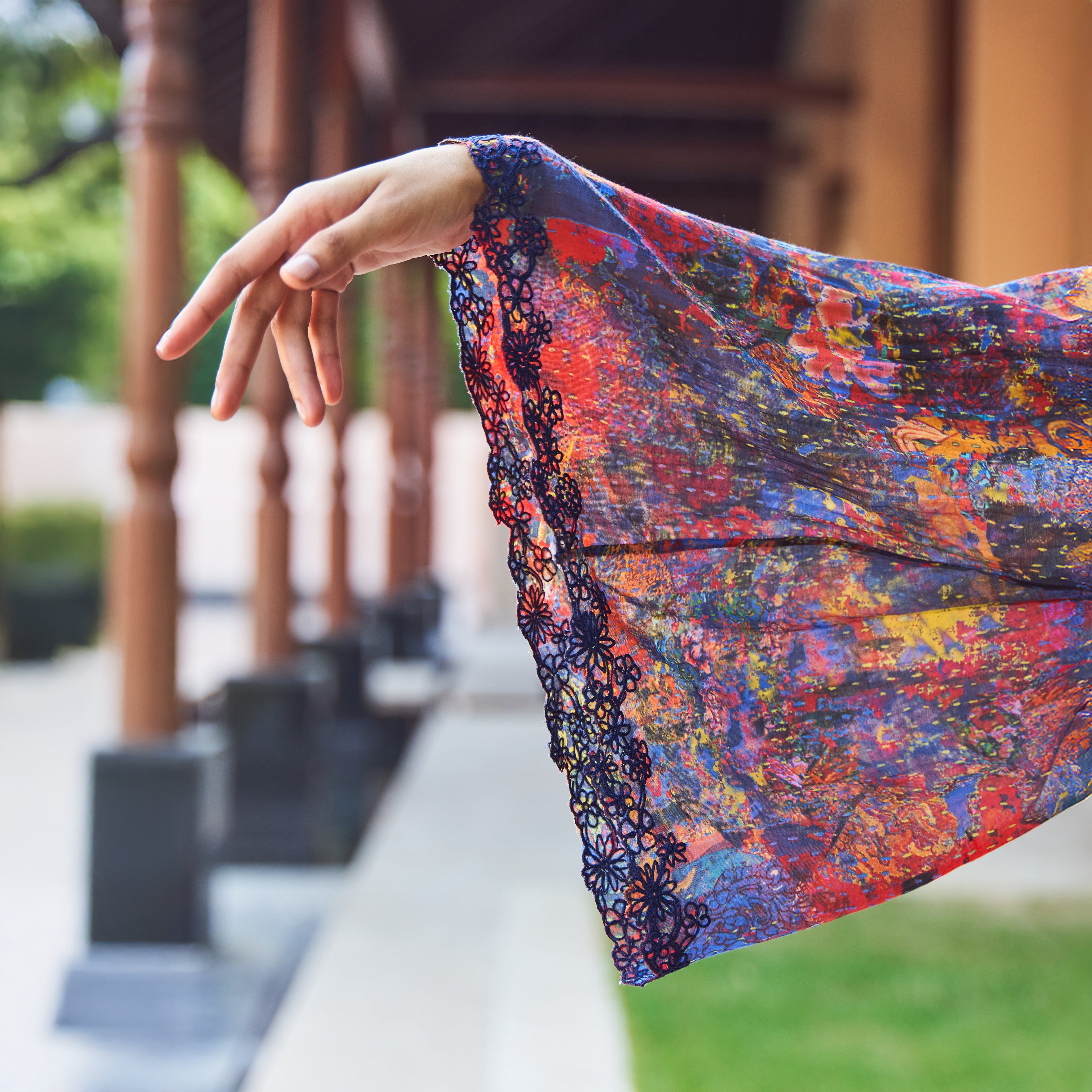 Off Shoulder Peasant Blouse