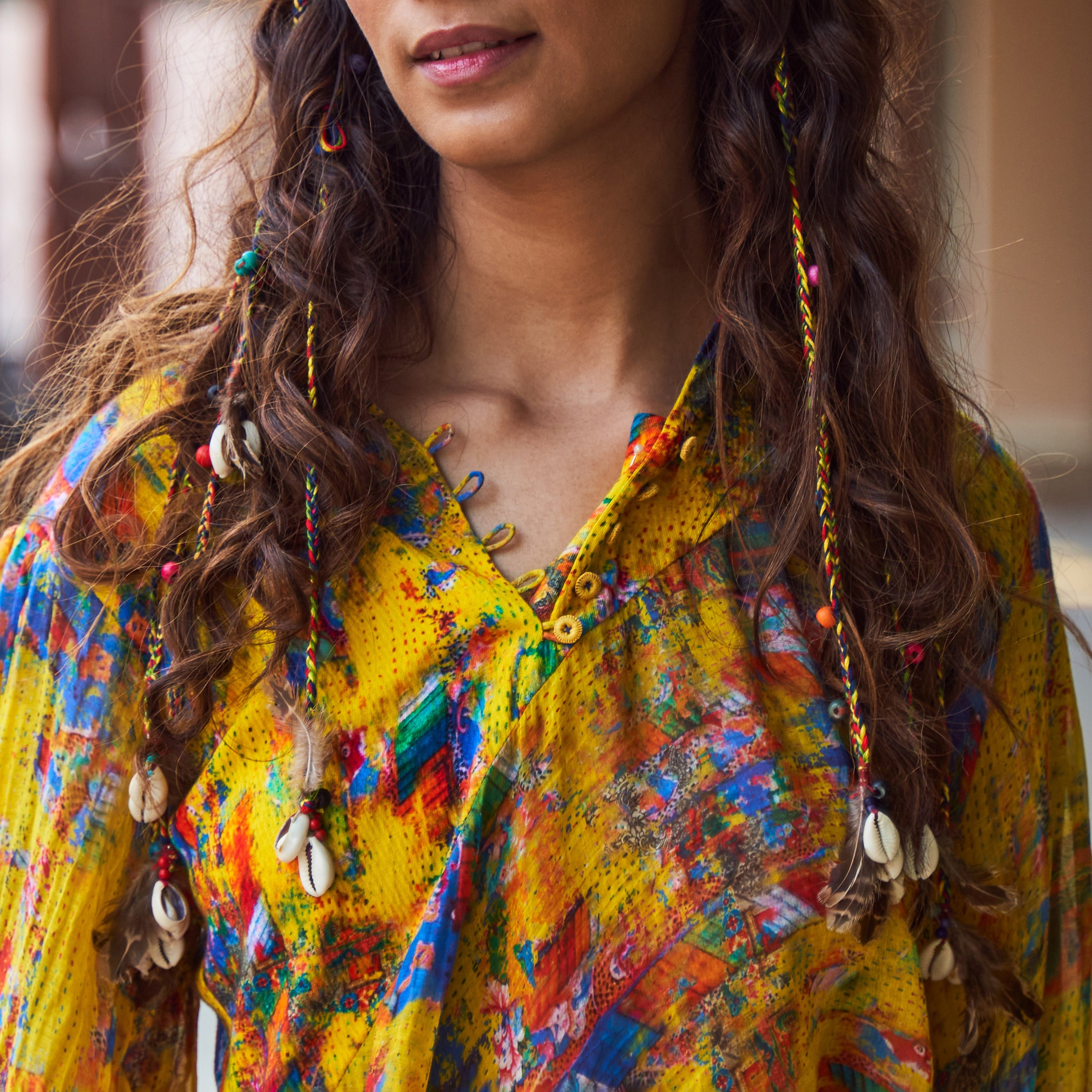 Ela Draped Asymmetric Tunic