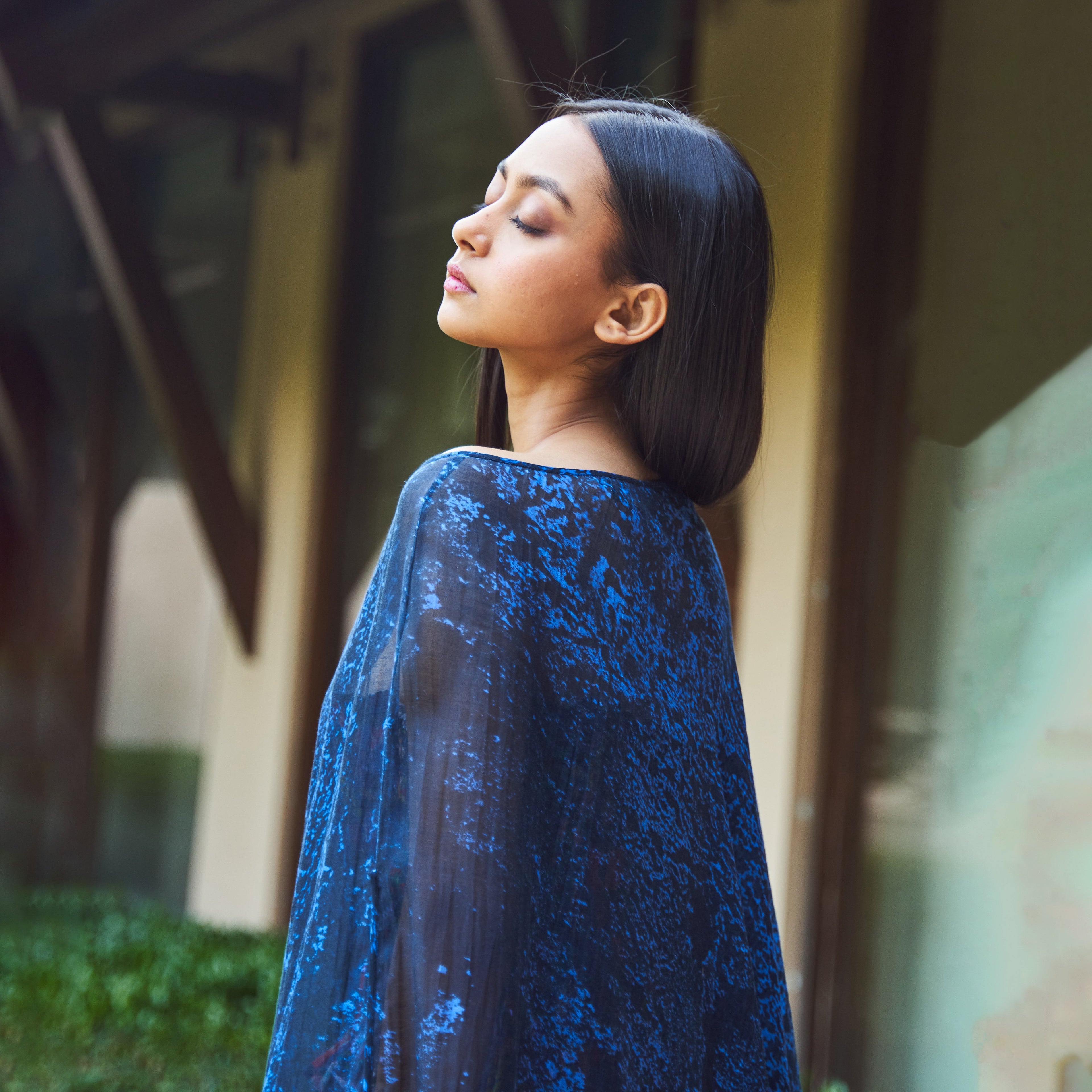 Anaisha Asymmetric Draped Dress