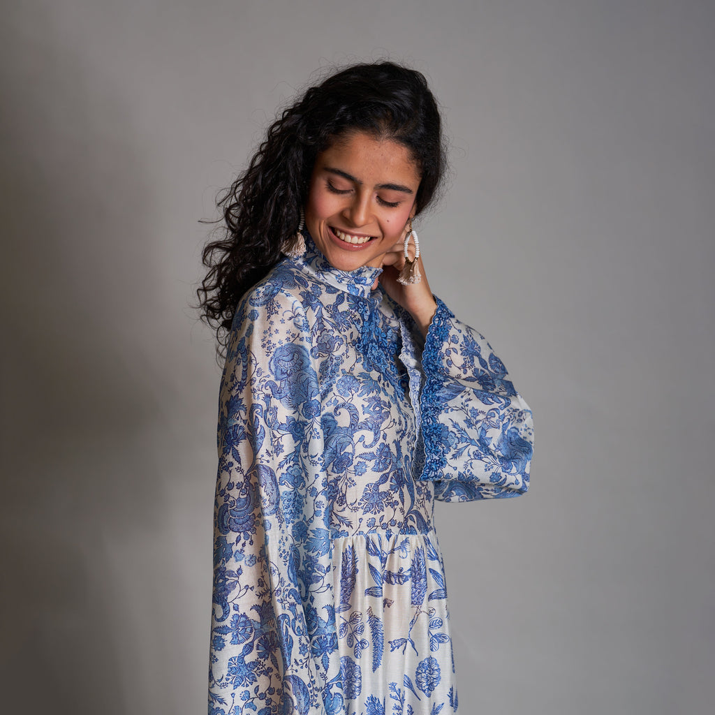 Amber Poetess Tiered Dress