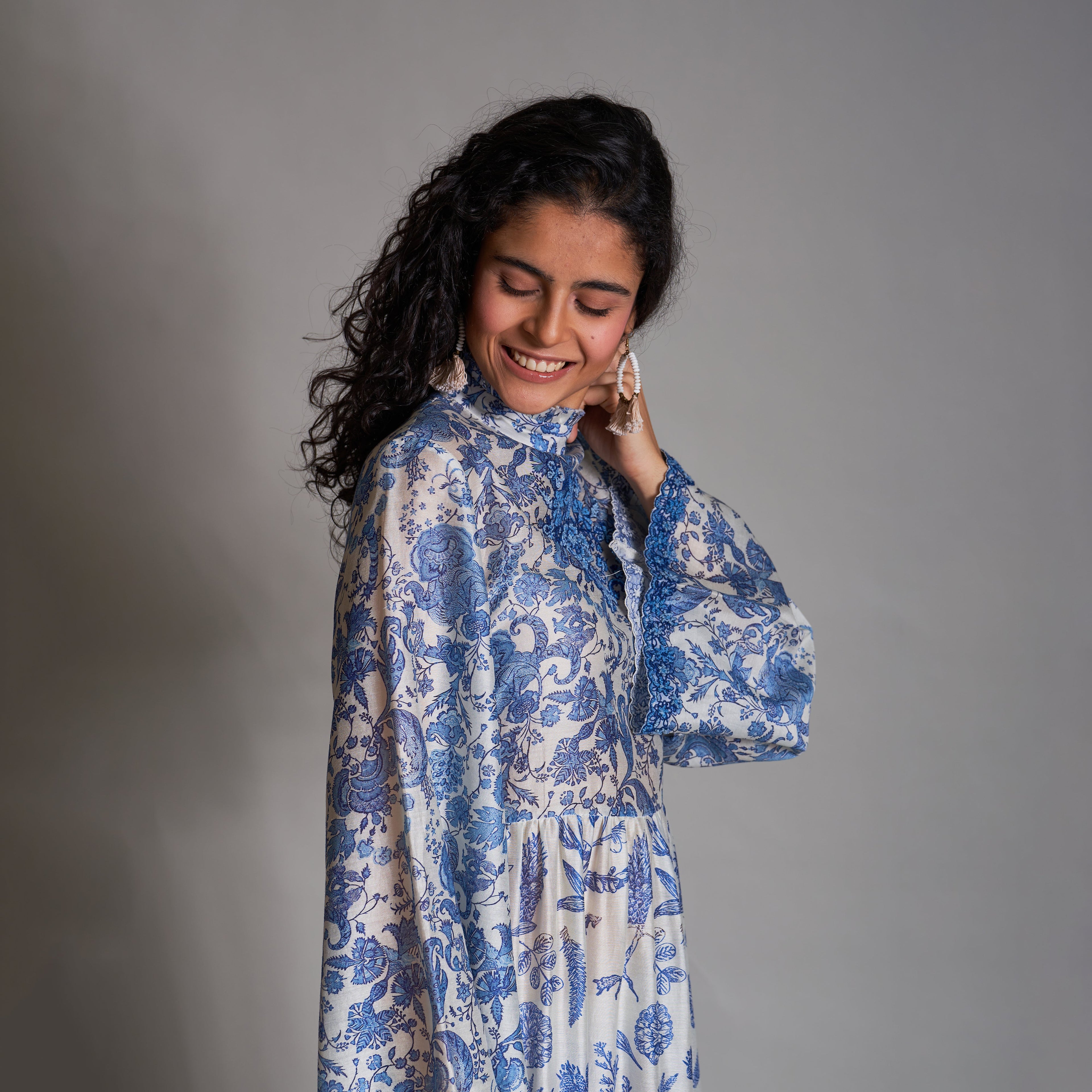 Amber Poetess Tiered Dress