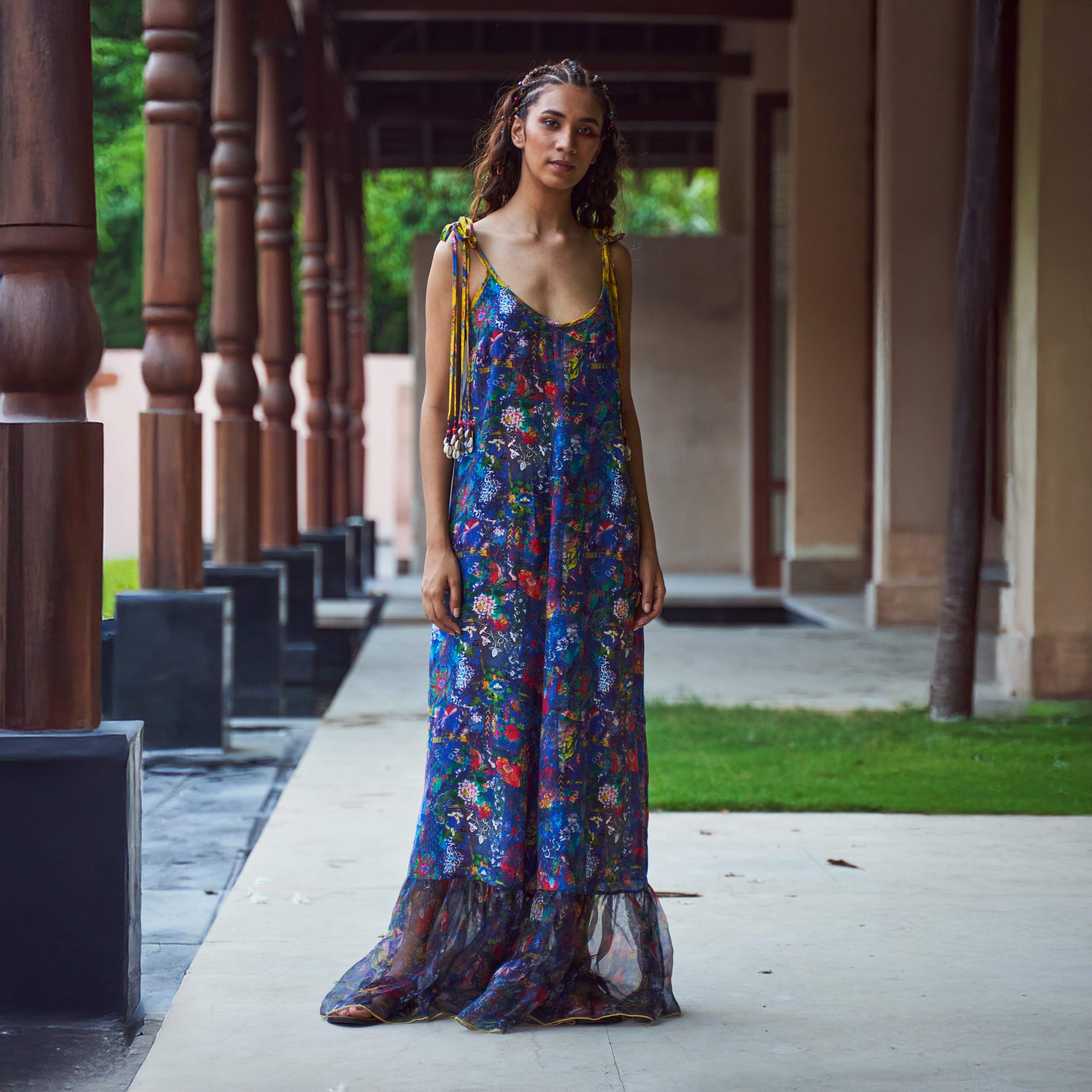 Yahvi Tie-Up Jumpsuit