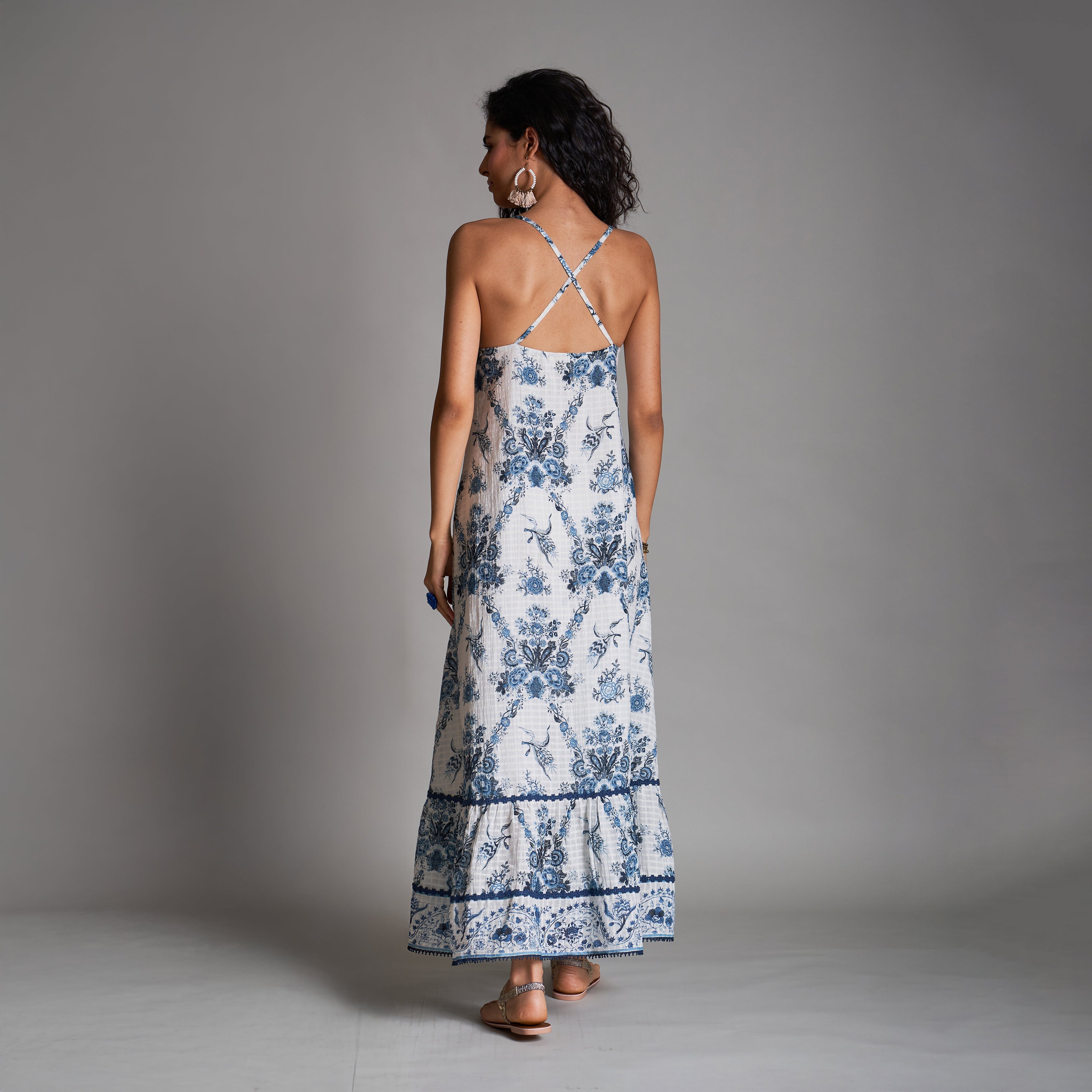 Shyla Cutaway Tiered Dress