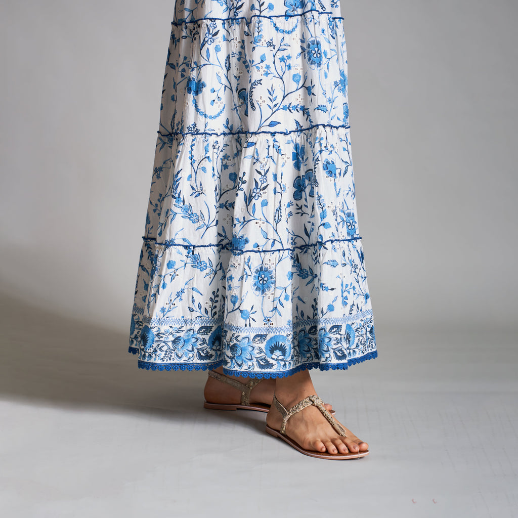 Mini Peasant Tiered Dress