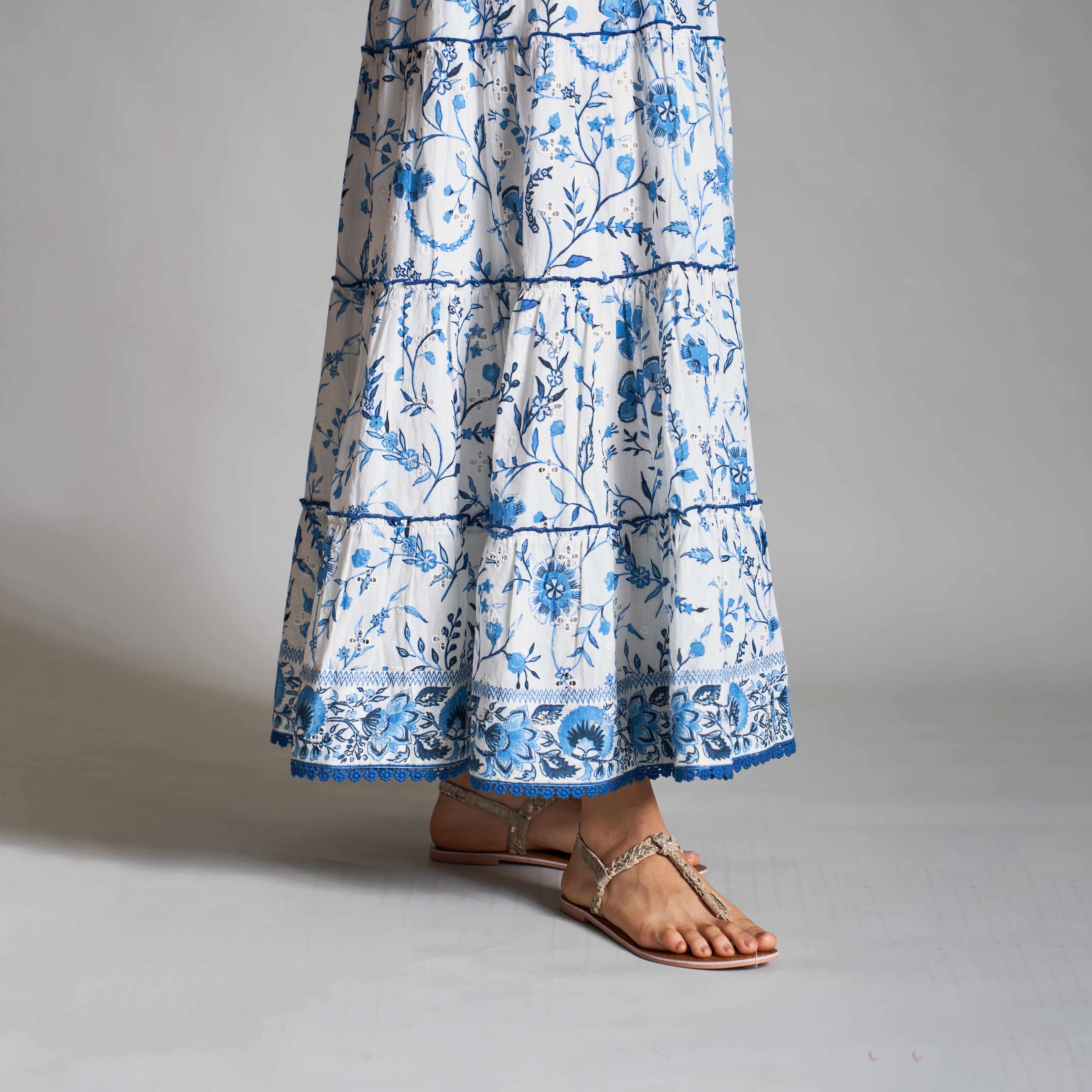 Mini Peasant Tiered Dress