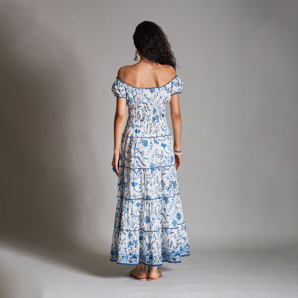 Mini Peasant Tiered Dress