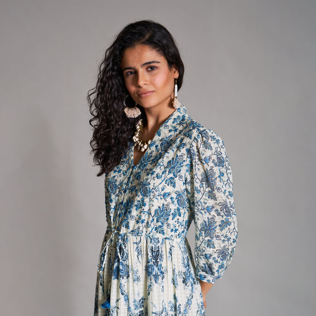 Alice Button Down Tiered Dress