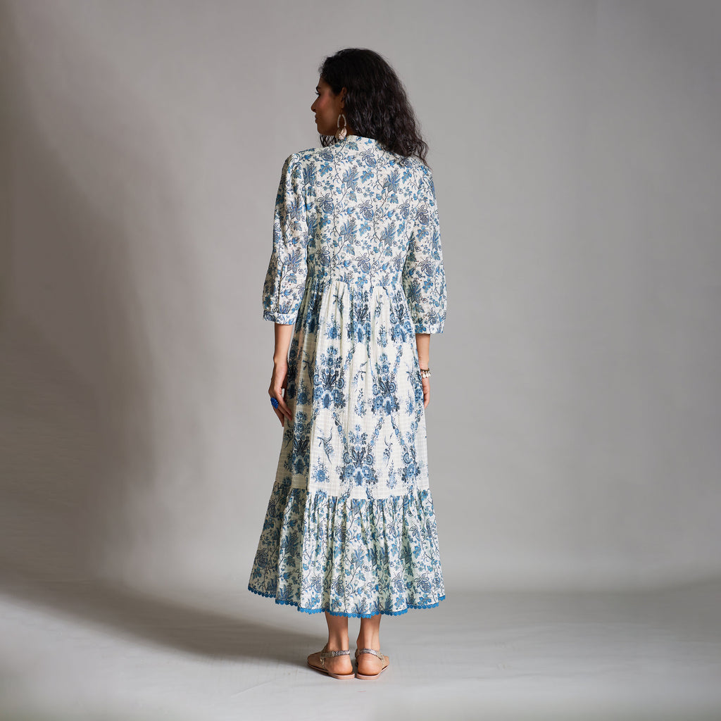 Alice Button Down Tiered Dress