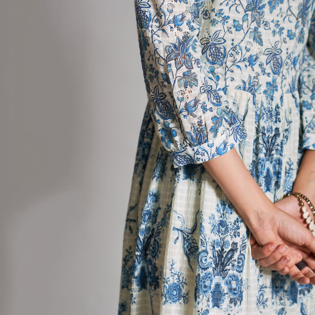 Alice Button Down Tiered Dress