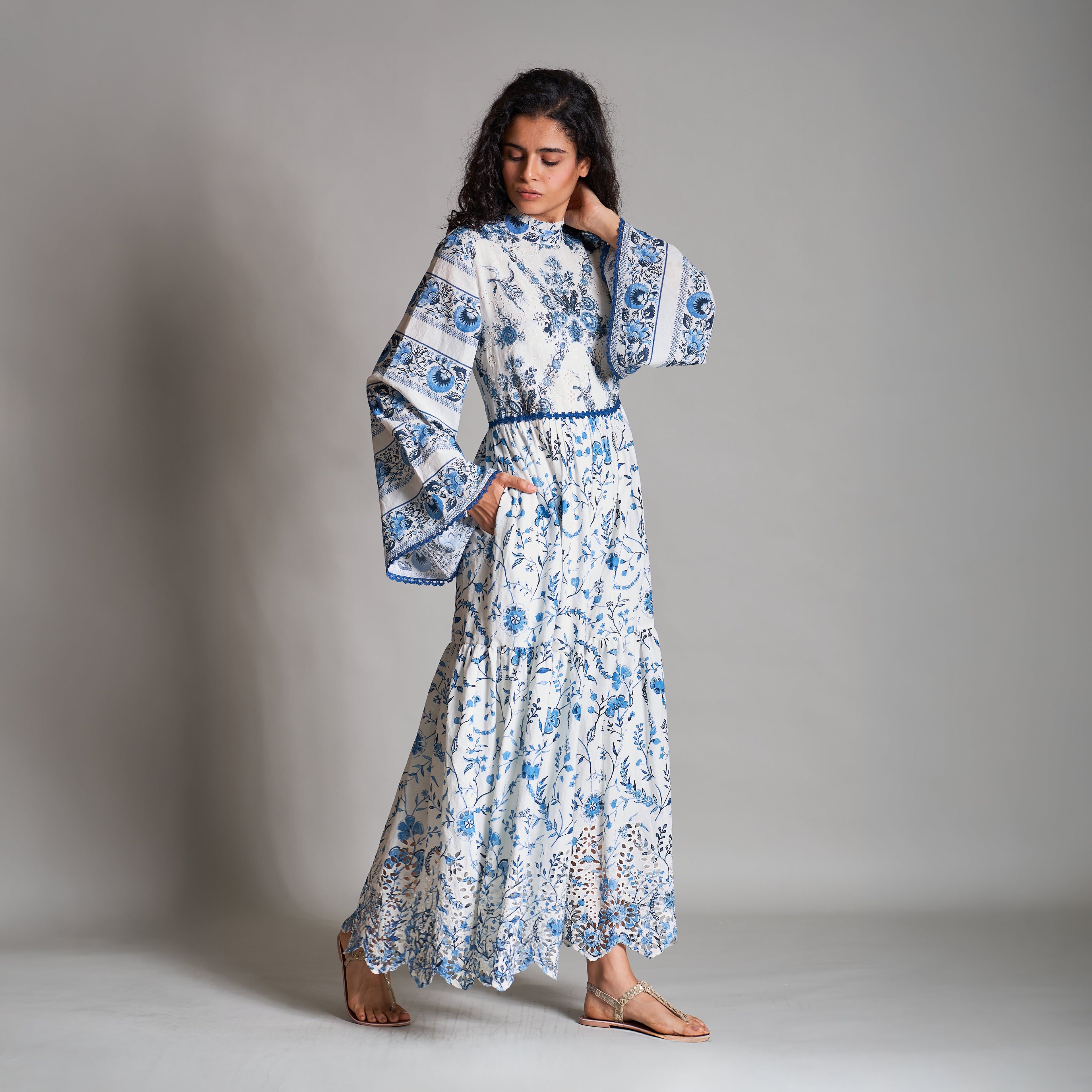 Vanessa Poetess Tiered Dress