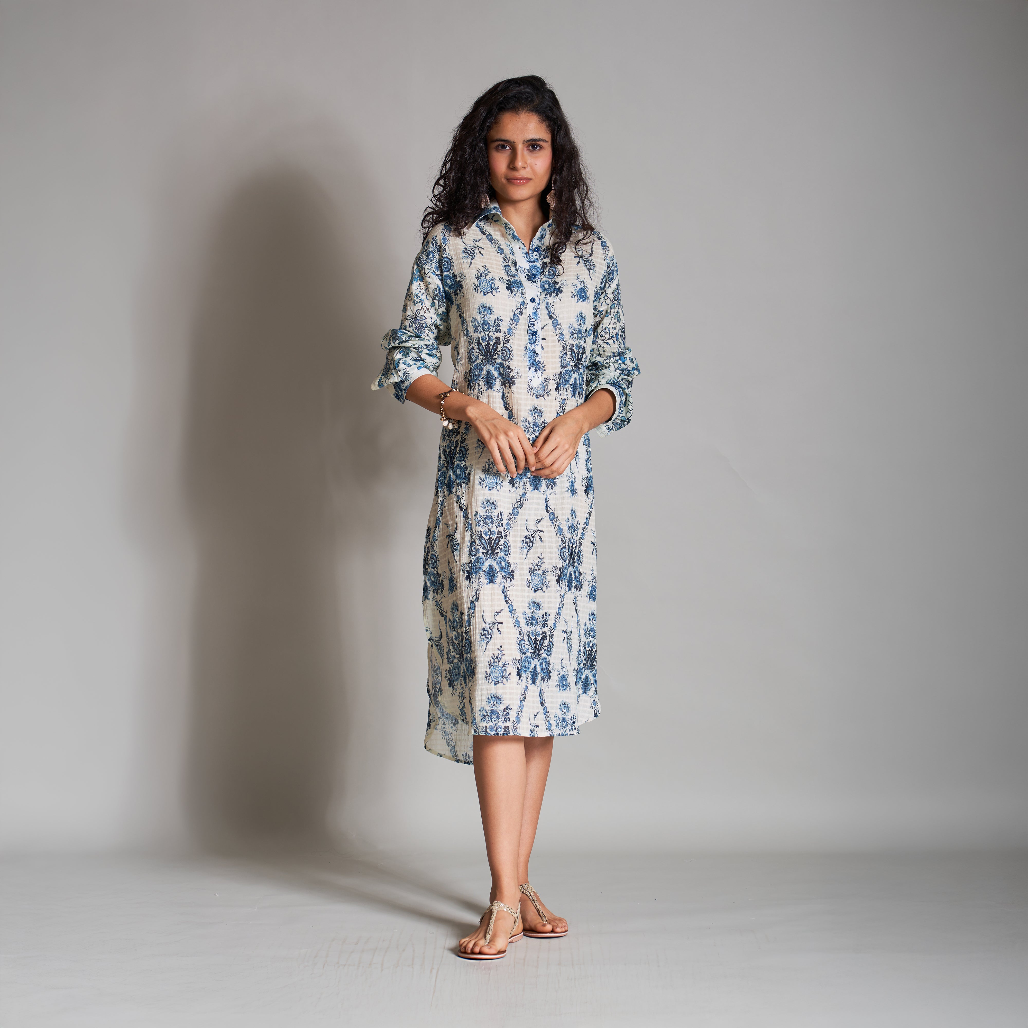 Madison Button Down Shirt Dress