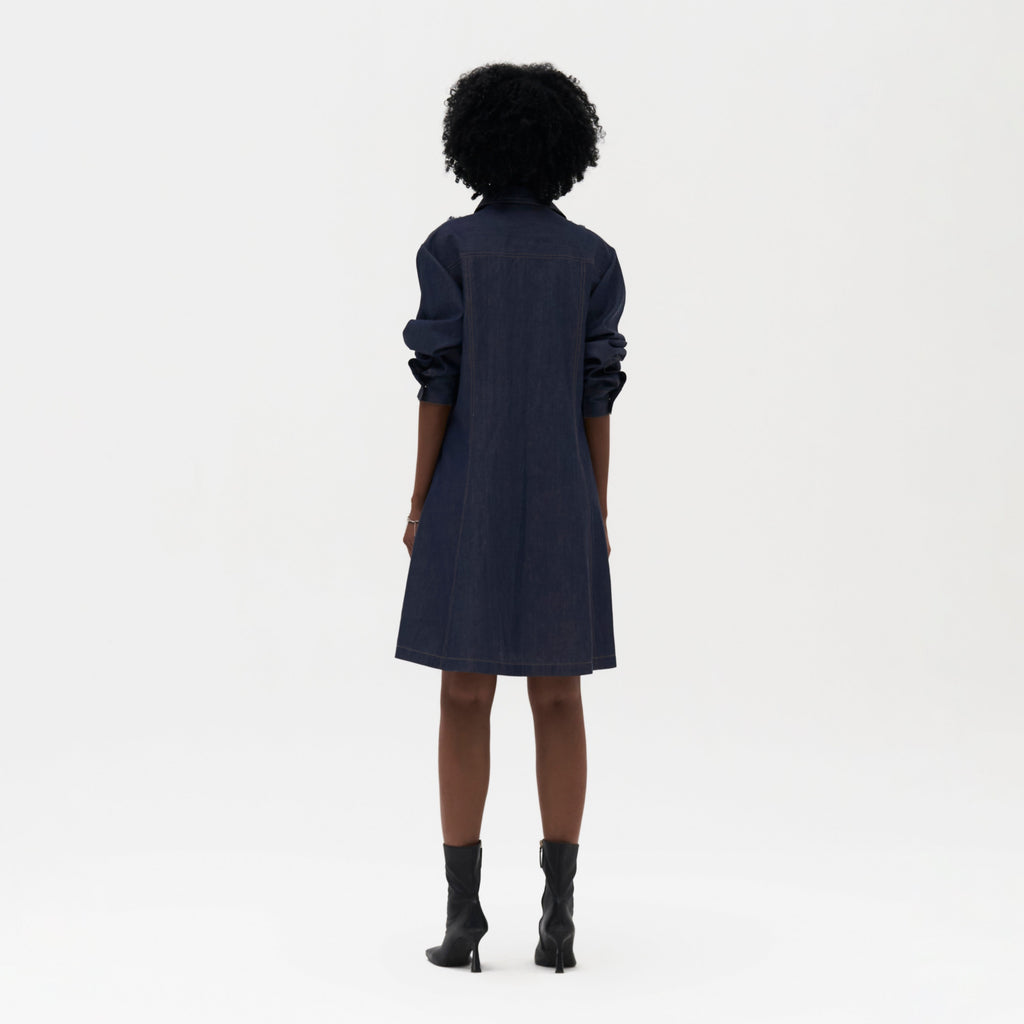 Alma Embroidered Shirt Dress