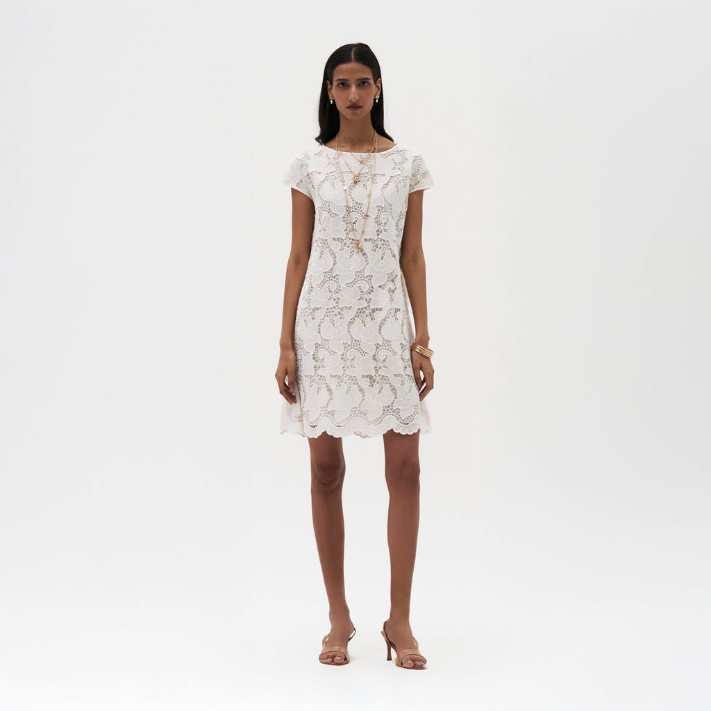 Léa Cutwork Dress