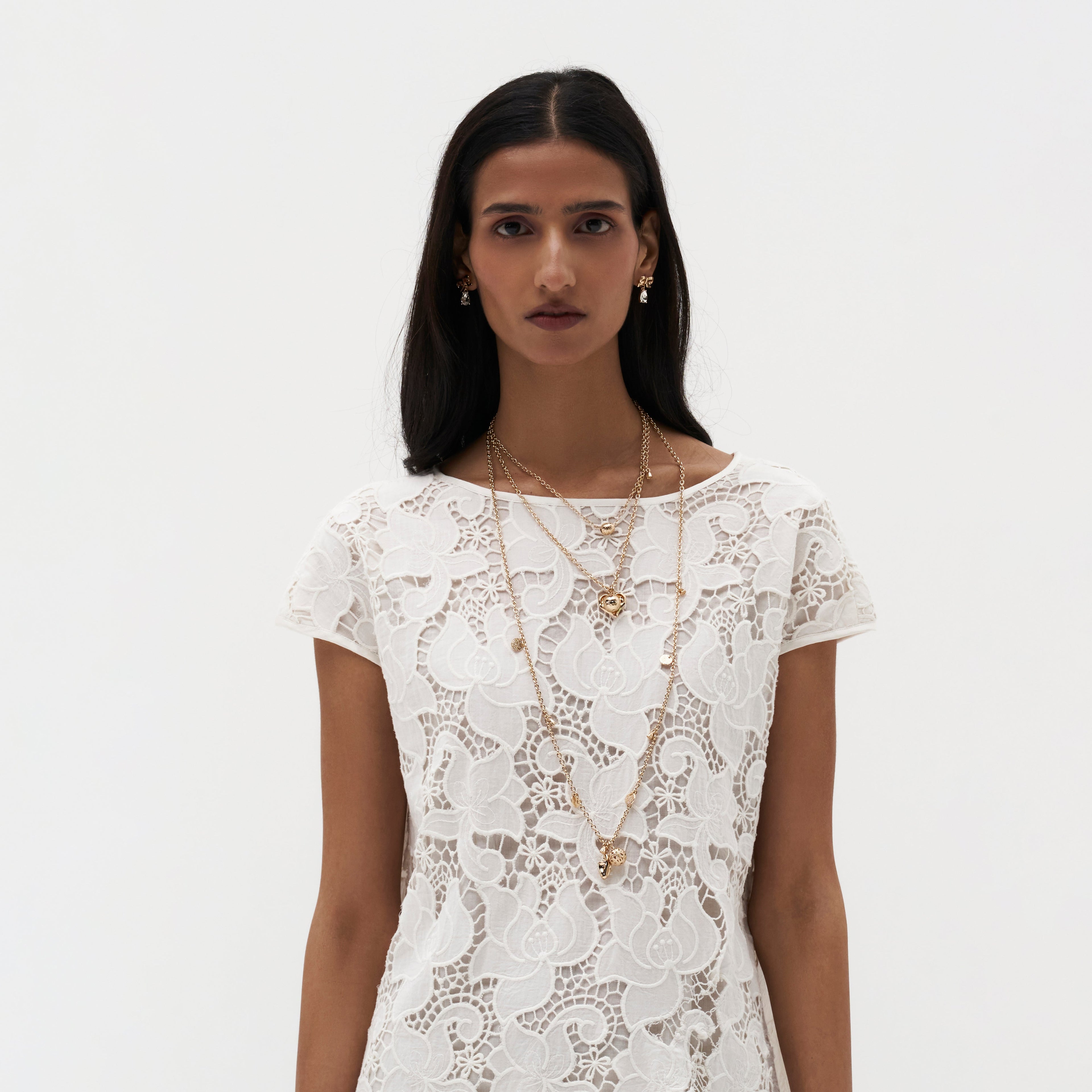 Léa Cutwork Dress