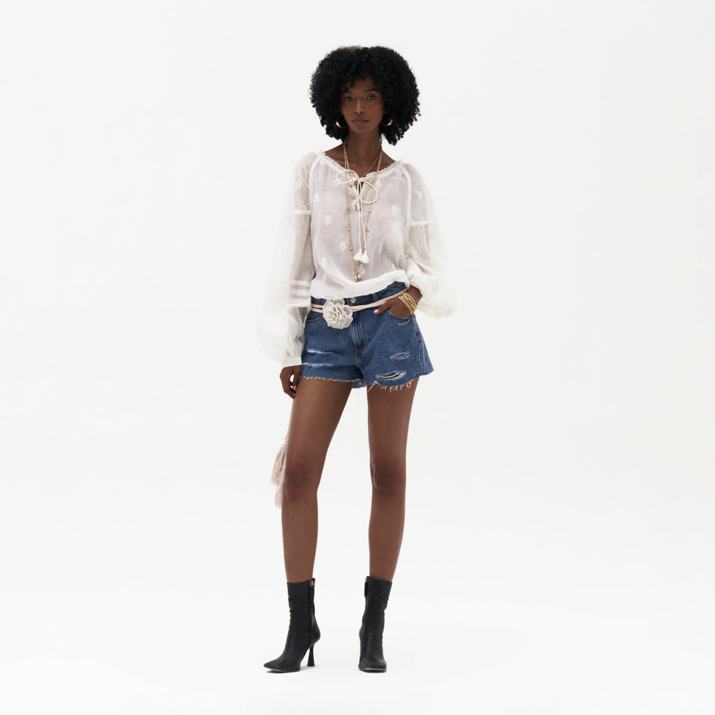 Nama Chikankari Poetess Blouse