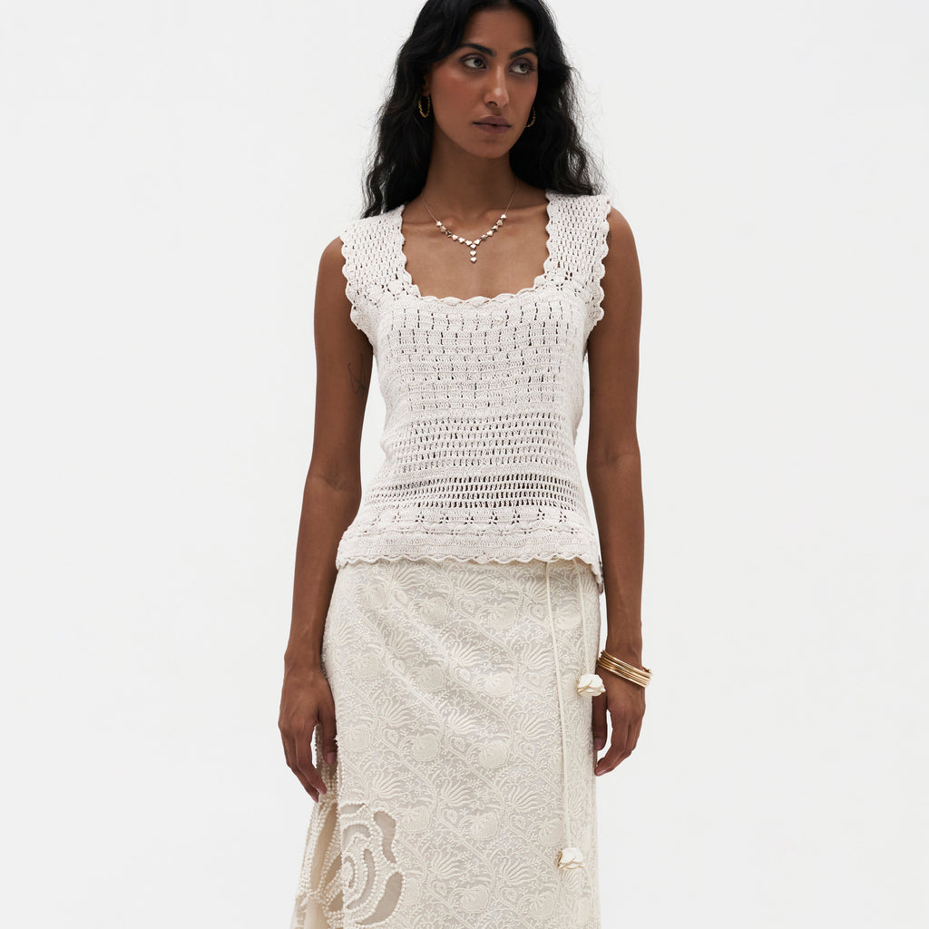 Keira Crochet Tank