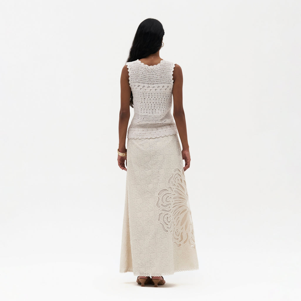 Pandora Chikankari Skirt
