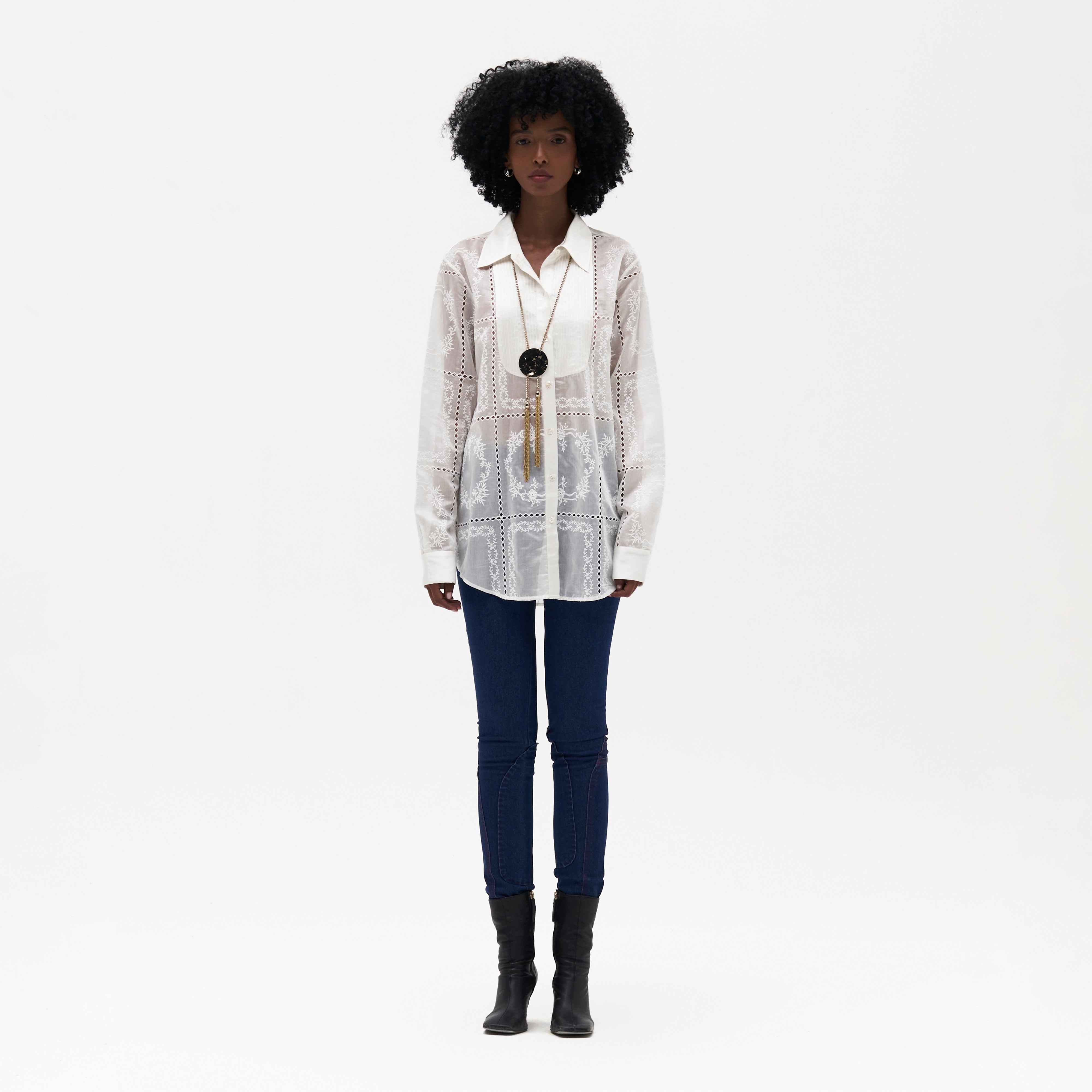 Avril Embroidered Shirt