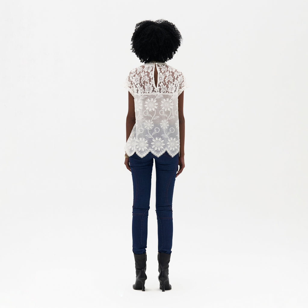 Simone Embroidered Top
