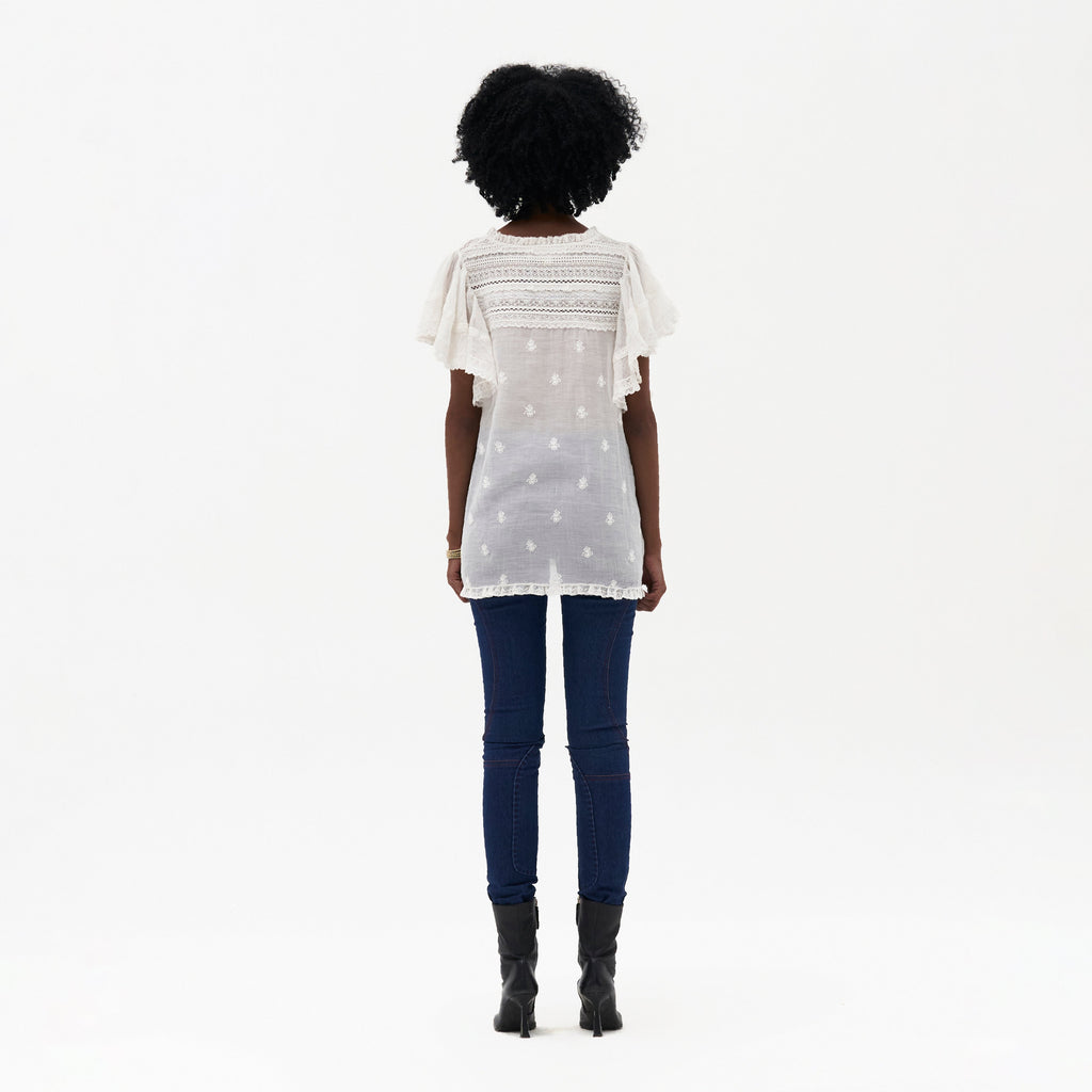 Adrienne Chikankari Top