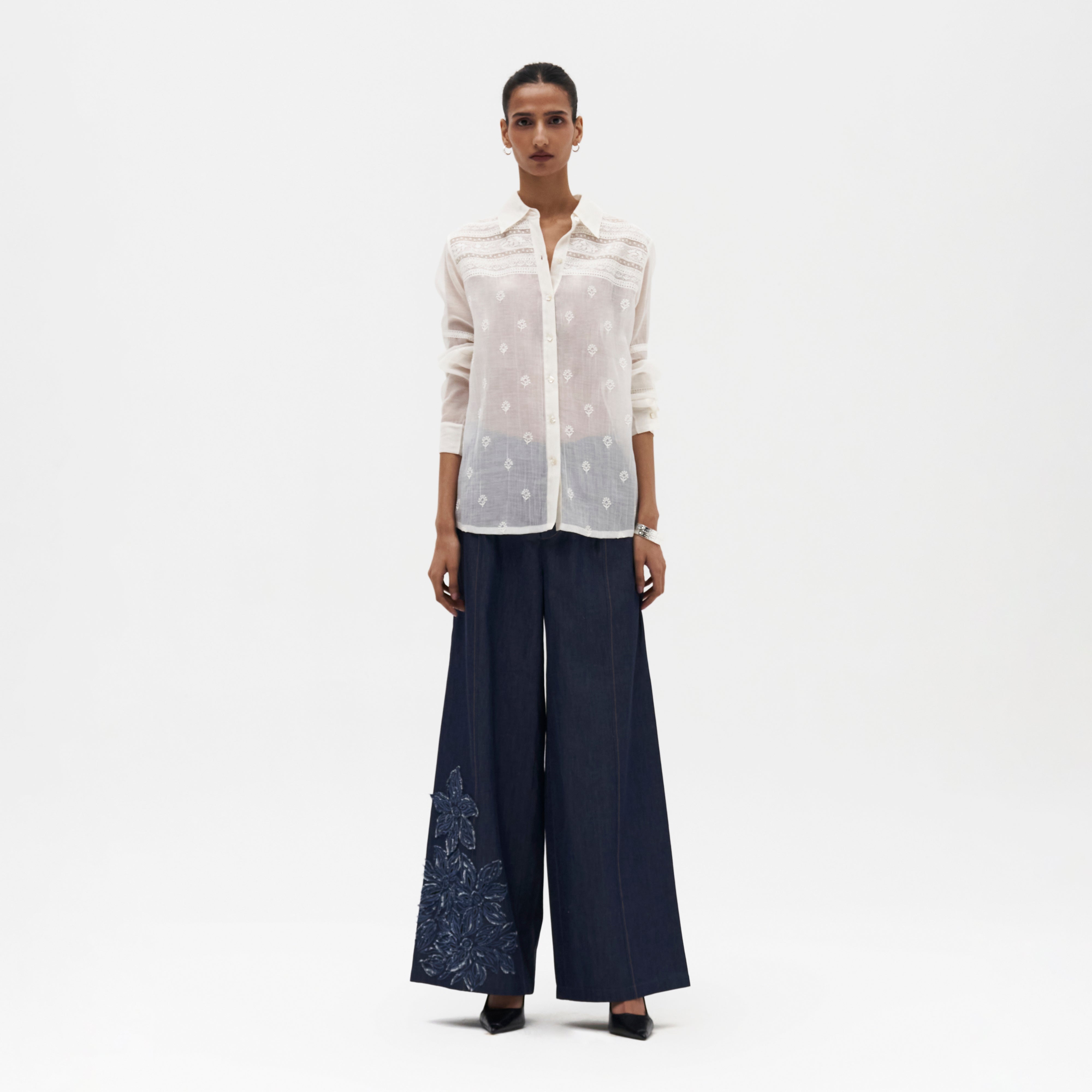 Valérie Chikankari Shirt