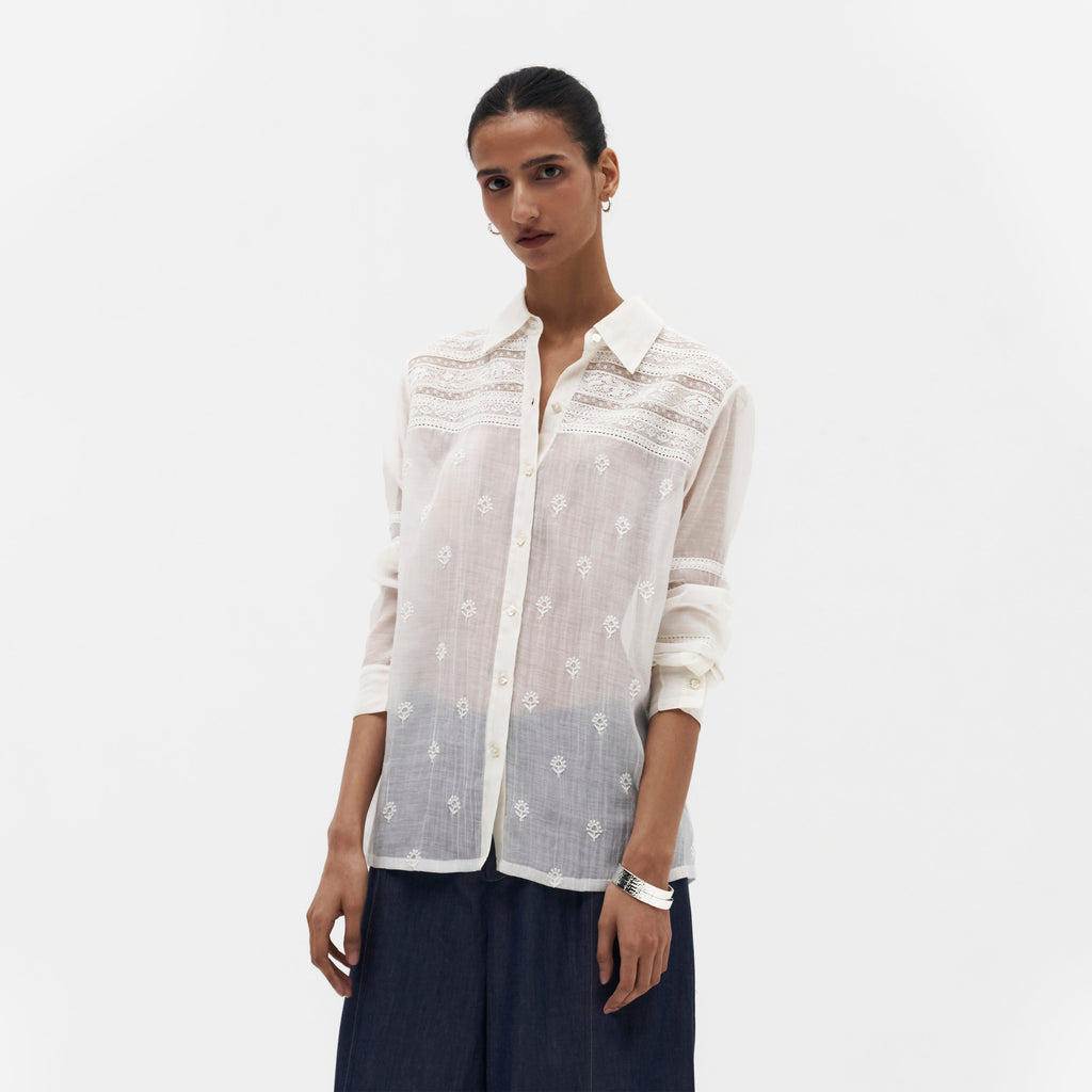 Valérie Chikankari Shirt