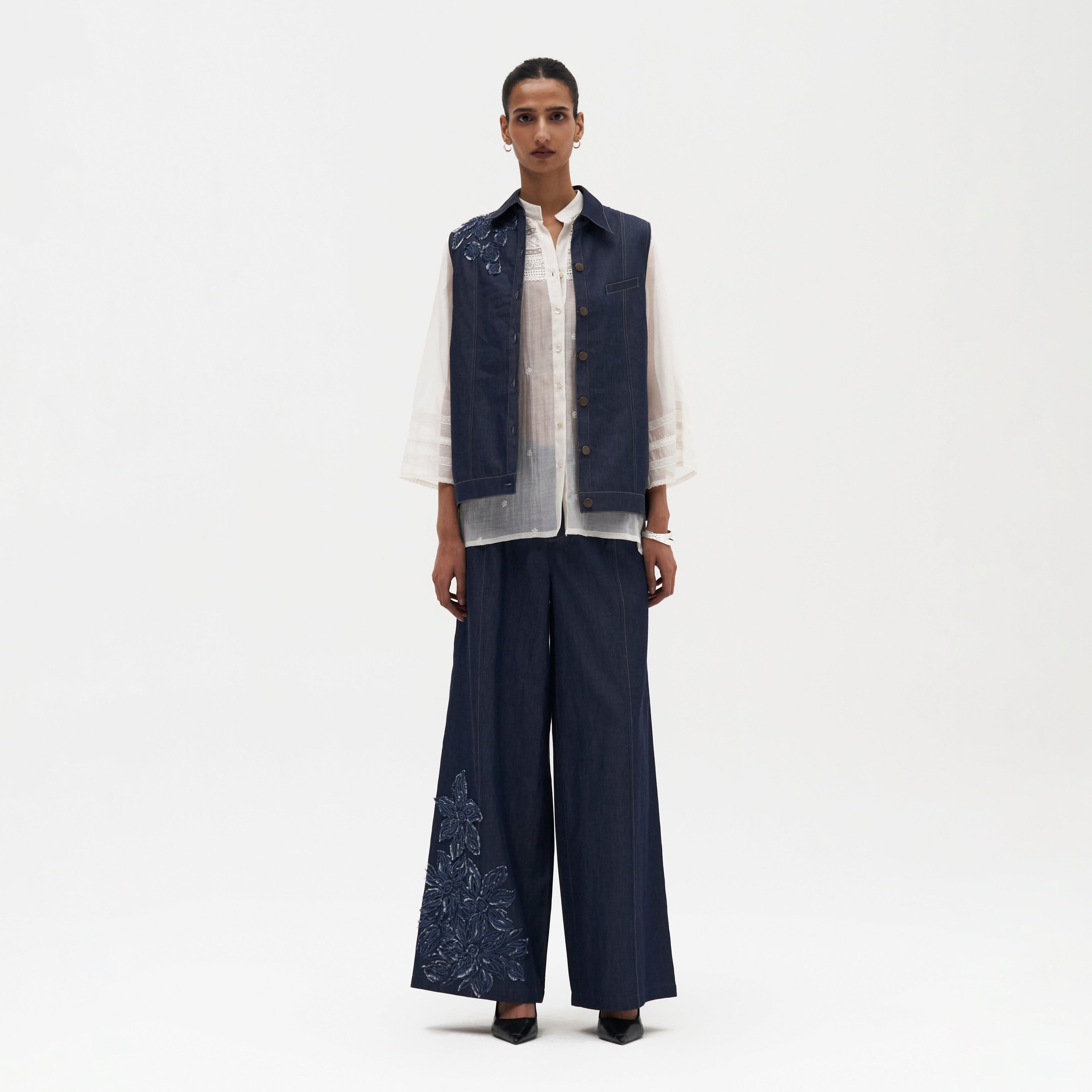 Verity Embroidered Vest