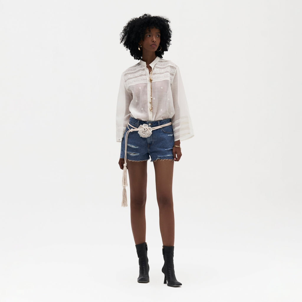 Gisele Chikankari Shirt