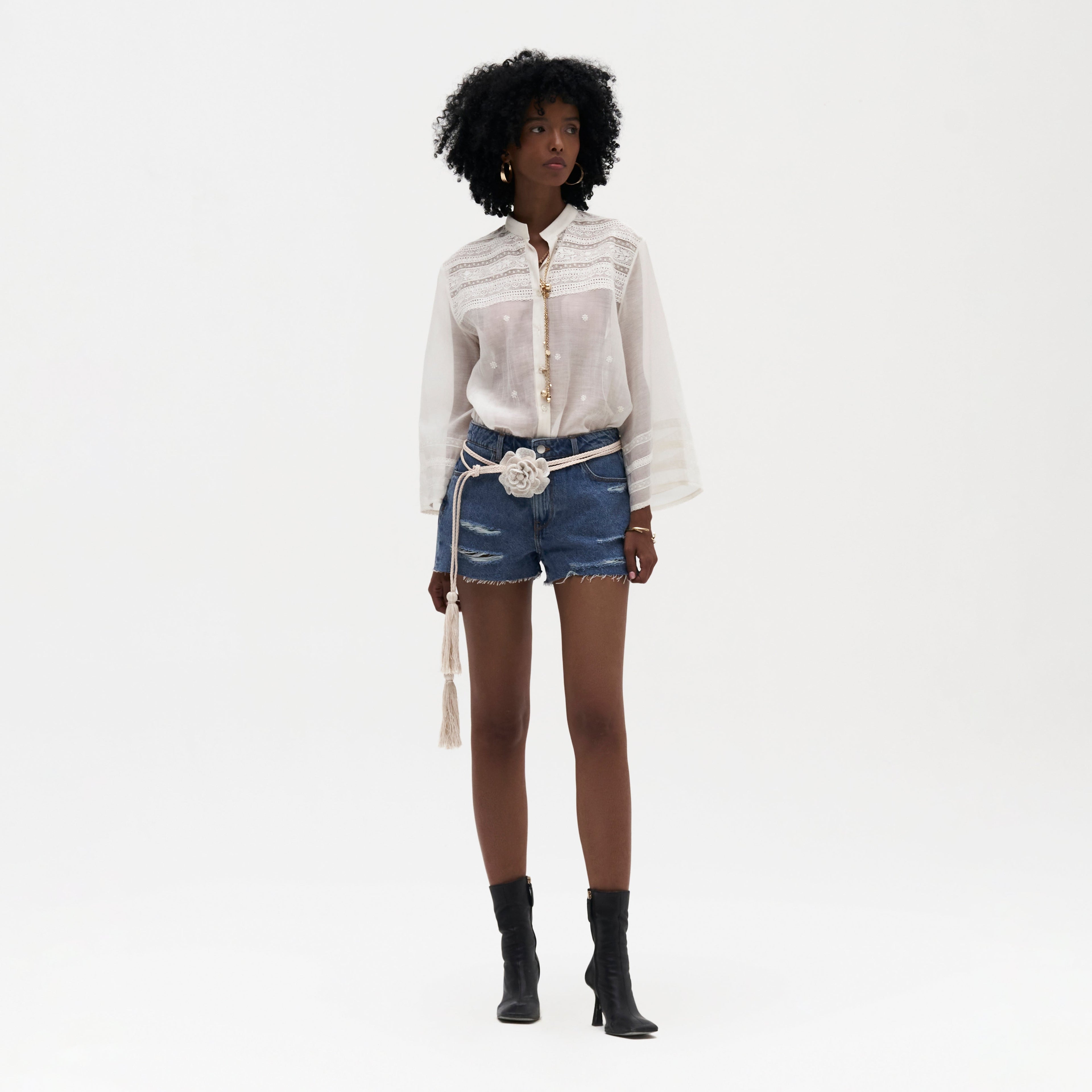 Gisele Chikankari Shirt