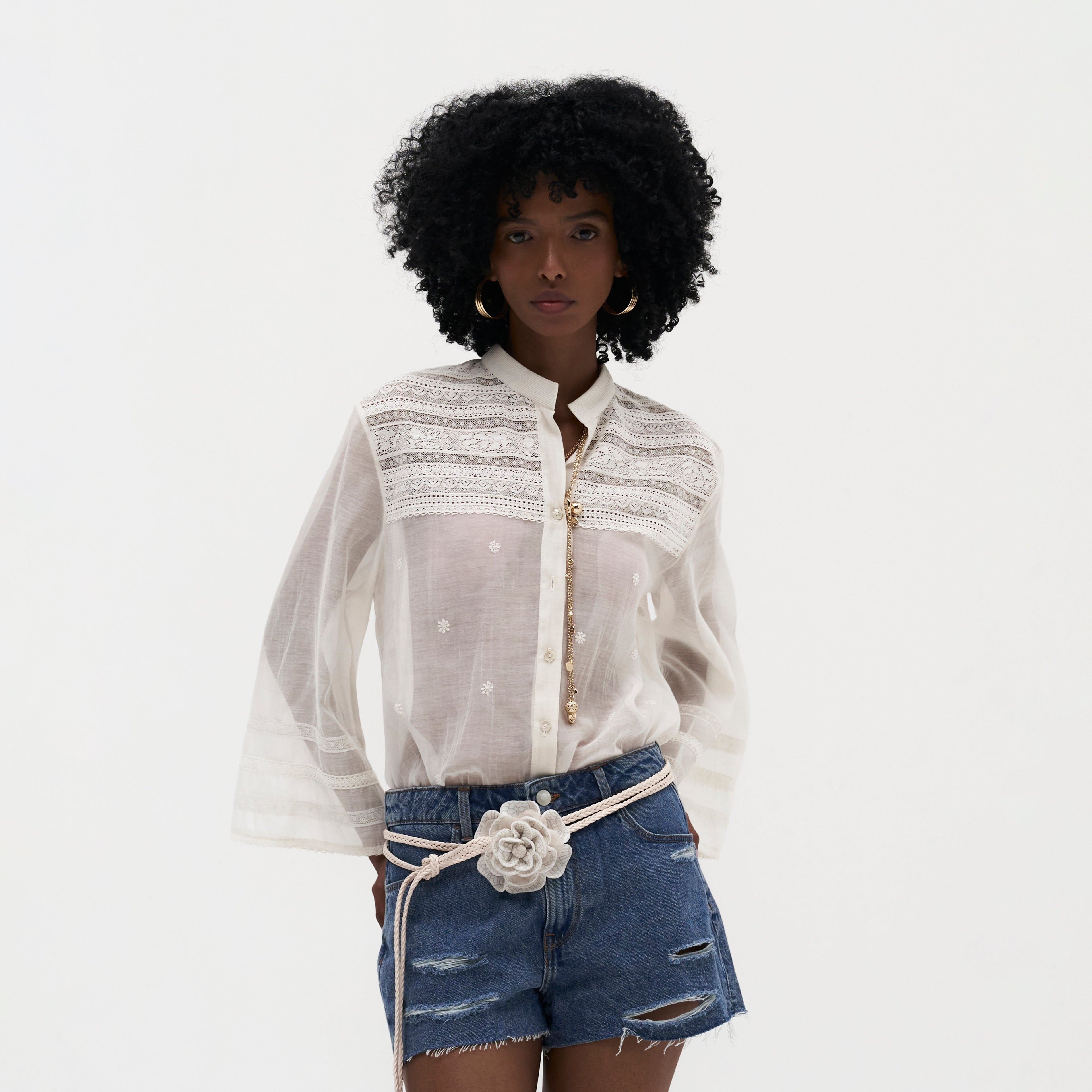 Gisele Chikankari Shirt